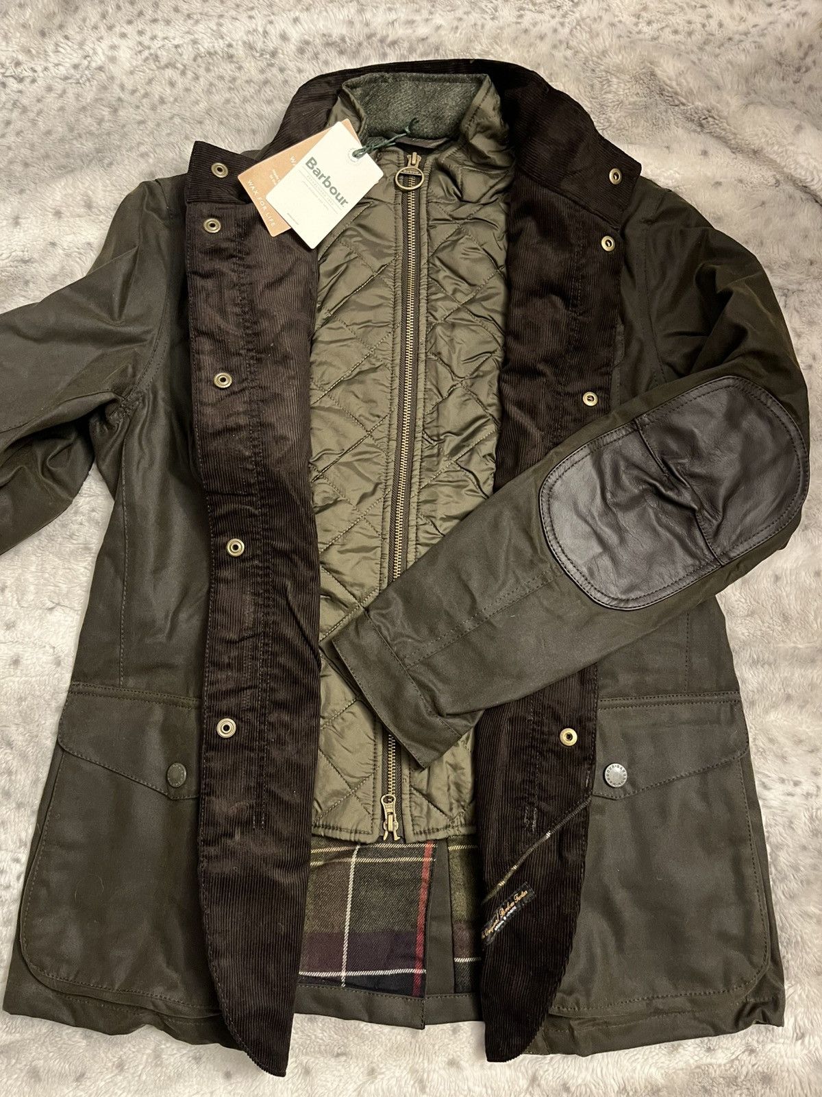Barbour size M ~BARBOUR OGSTON WAX Jacket MSRP$625 Size US M / EU 48-50 / 2 - 11 Thumbnail