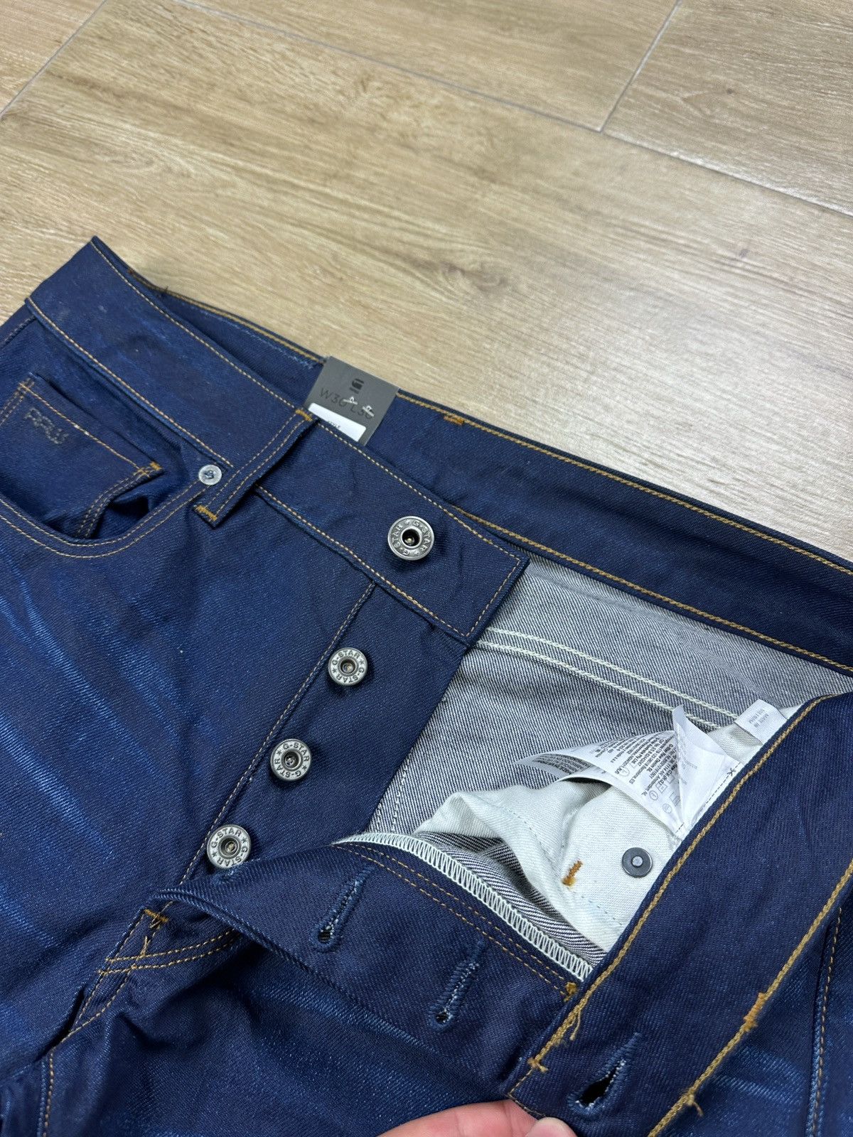 G-Star NEW🏷️ G-Star Raw 3301 Slim Denim Jeans Size US 30 / EU 46 - 4 Thumbnail