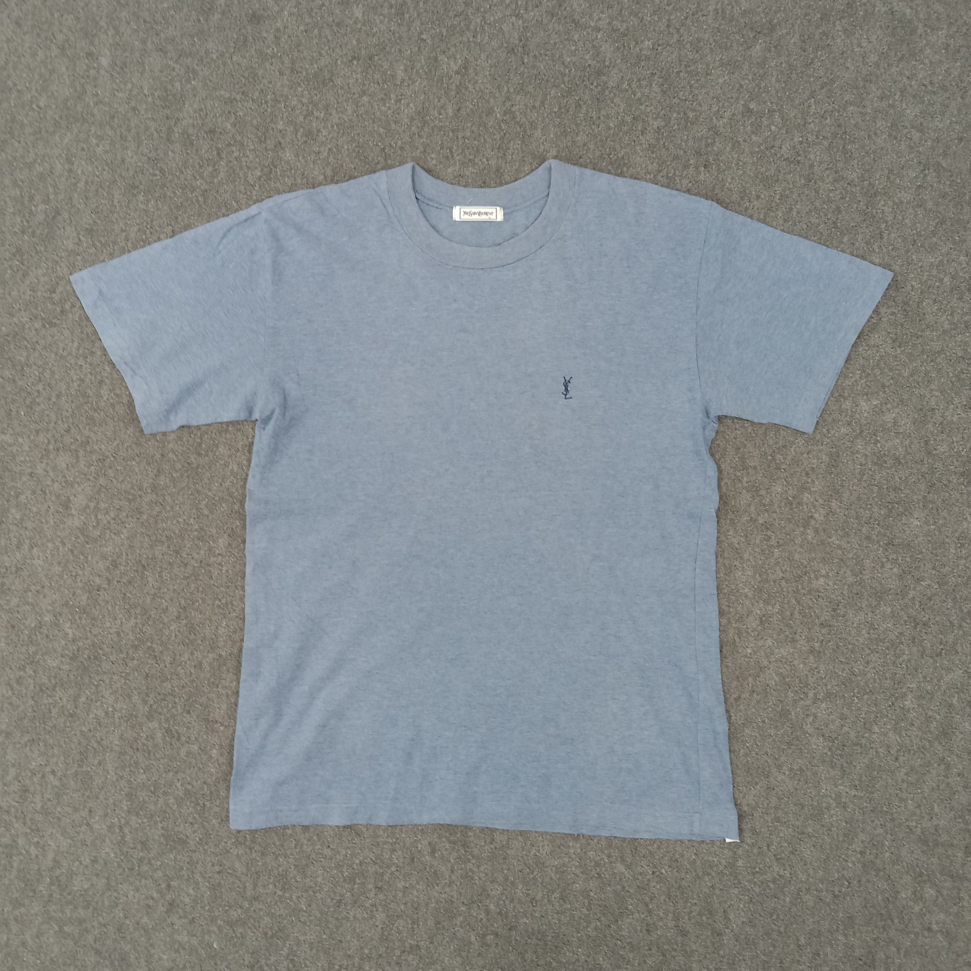 Vintage Yves Saint Laurent Italian Brand Tshirt Size US M / EU 48-50 / 2 - 1 Thumbnail