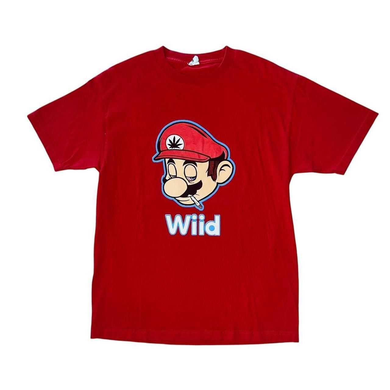 AAA × Nintendo × Vintage Vintage 2000’s Rare Super Mario Bros “Wiid” Graphic T-shirt Size US L / EU 52-54 / 3 - 1 Thumbnail