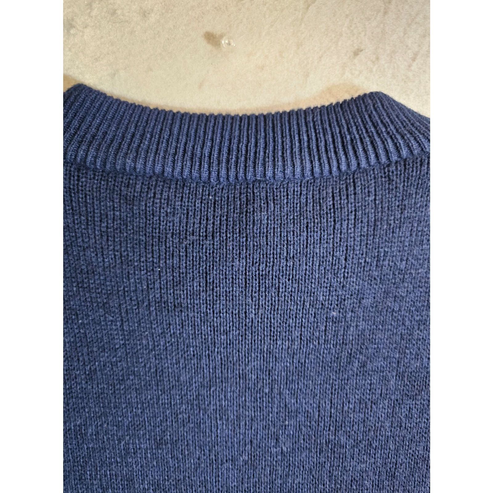 Vintage VINTAGE Kingsport 100% Acrylic Pullover Sweater Blue/Red Men’s Size Large Size US L / EU 52-54 / 3 - 8 Thumbnail
