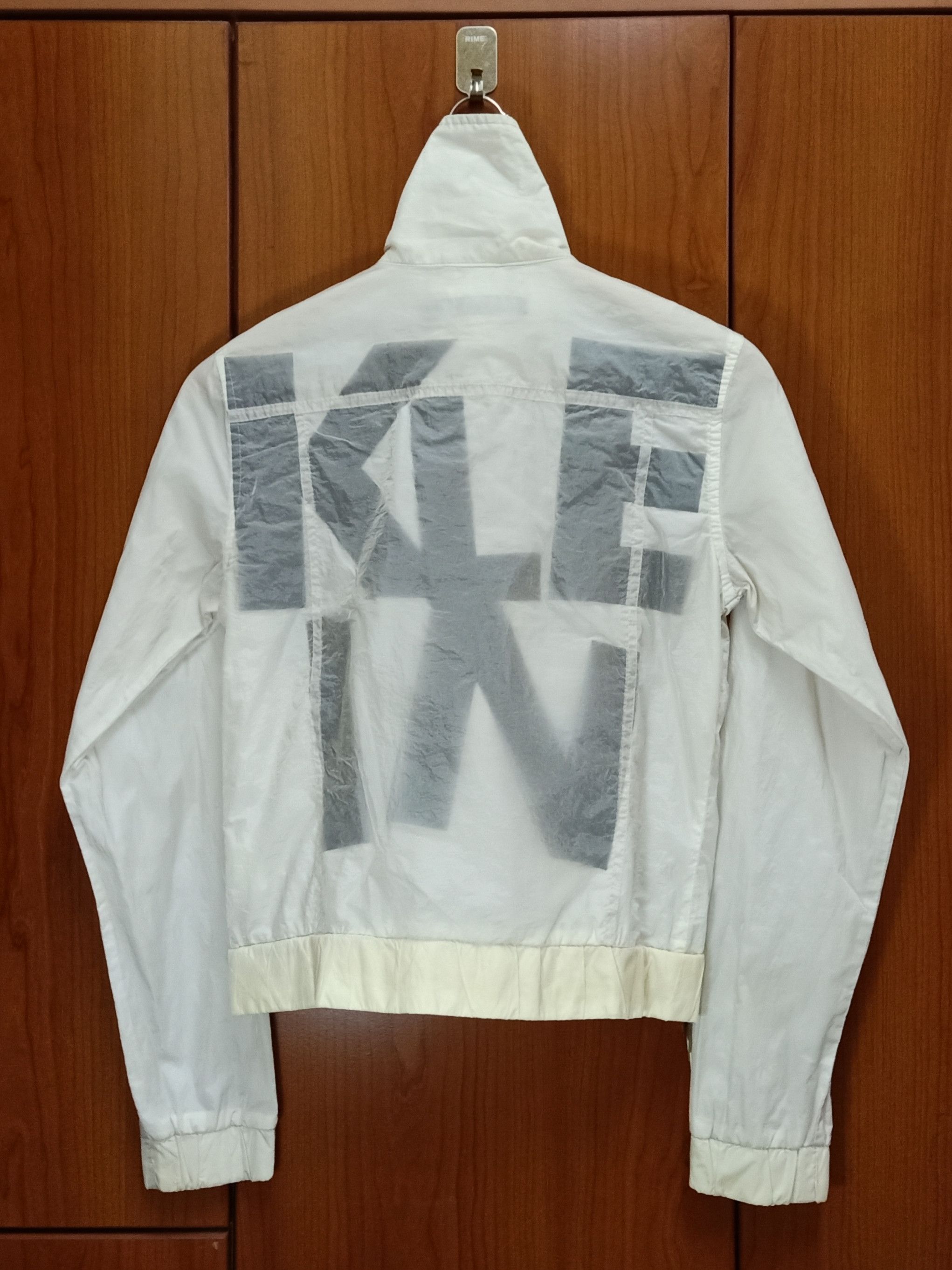 Calvin Klein CALVIN KLIEN JEANS Transparent Big Logo Windbreaker Jacket. Size S / US 4 / IT 40 - 3 Thumbnail