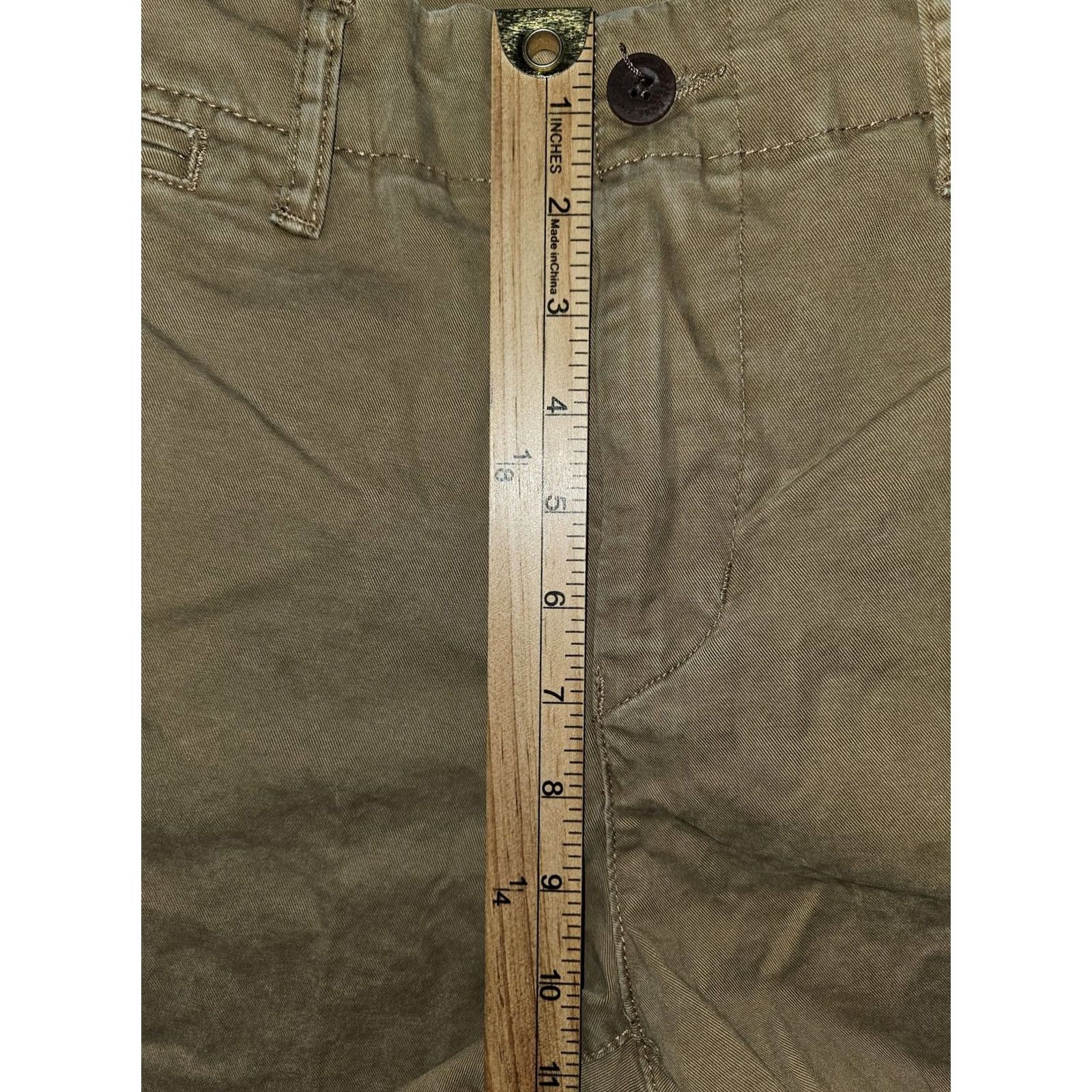 Vintage VINTAGE? No. American Eagle Flex Skinny Chino Pants Mens 32x30 Beige Size US 32 / EU 48 - 4 Thumbnail