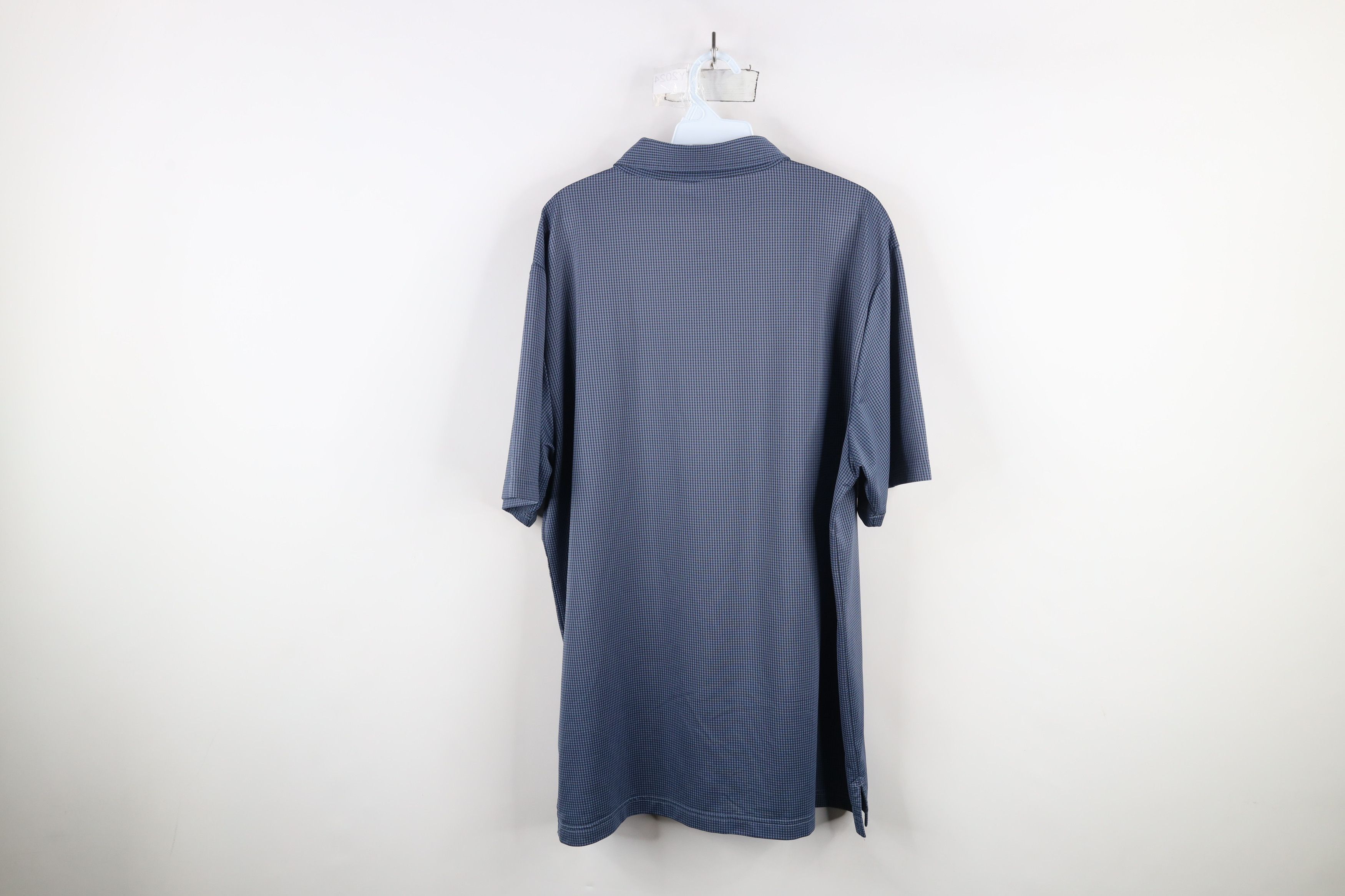 TravisMathew × Vintage Travis Mathew Plaid Stretch Collared Golf Polo Shirt Blue Size US XL / EU 56 / 4 - 10 Thumbnail
