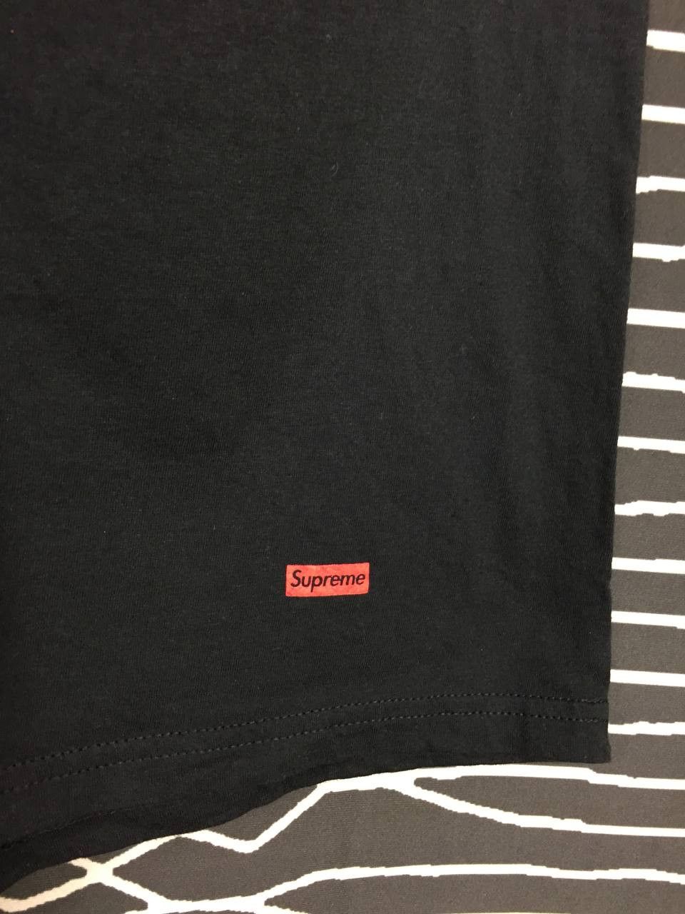 Hanes × Supreme Vtg Supreme Hanes Plain Basic Essential Box Logo Tee Size US XL / EU 56 / 4 - 4 Thumbnail