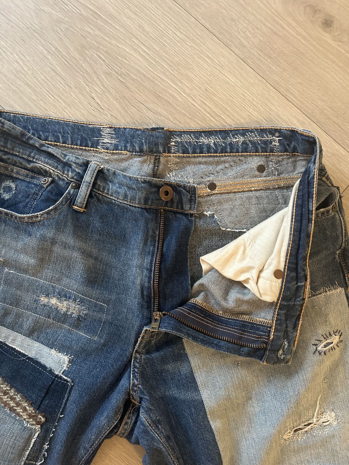Ralph Lauren Ralph Lauren patch distressed jeans Size US 34 / EU 50 - 1 Thumbnail
