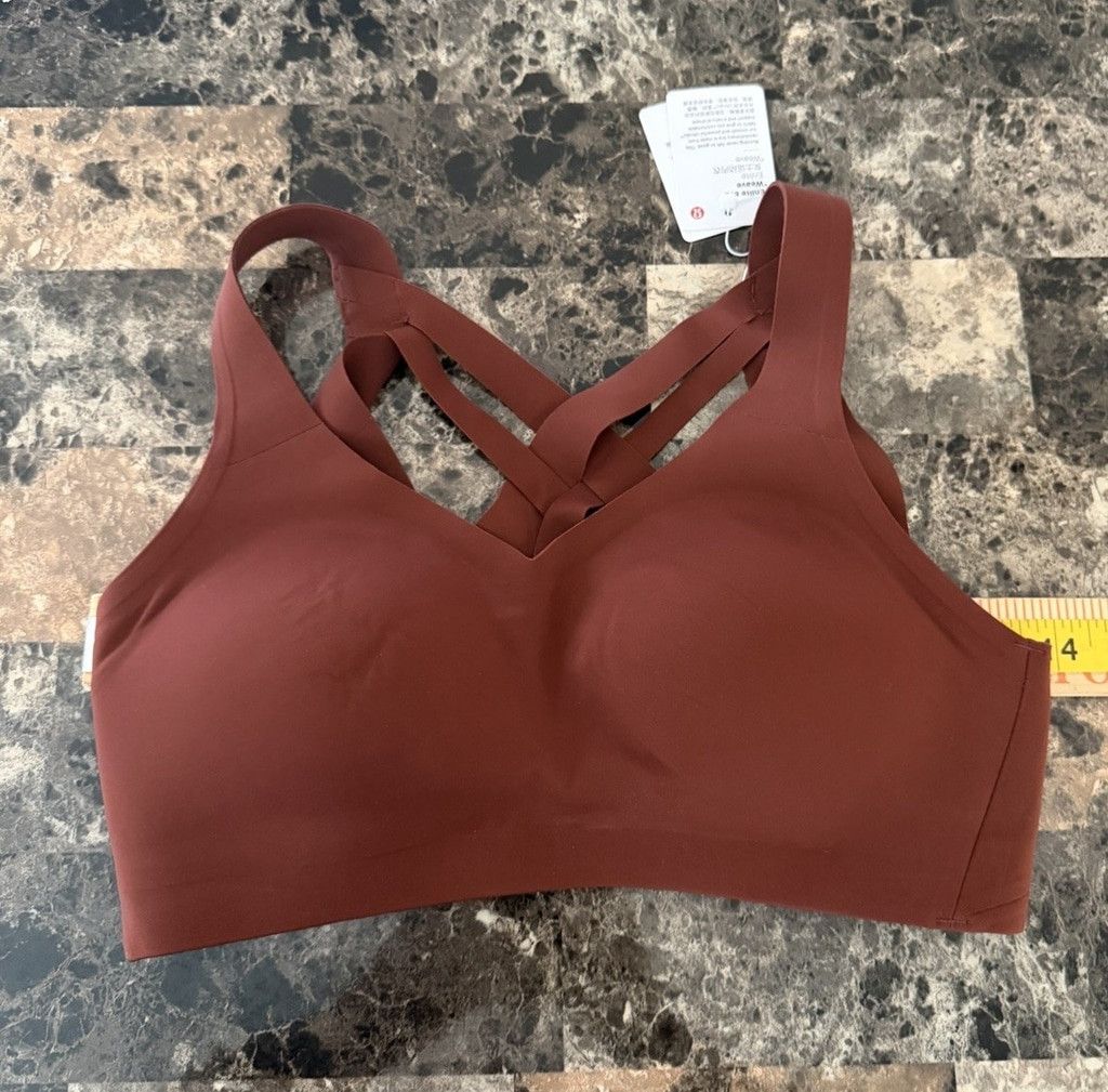 Lululemon LULULEMON ENLITE WEAVE BRA DATE BROWN COLOR SIZE 32B NWT Size S / US 4 / IT 40 - 6 Thumbnail
