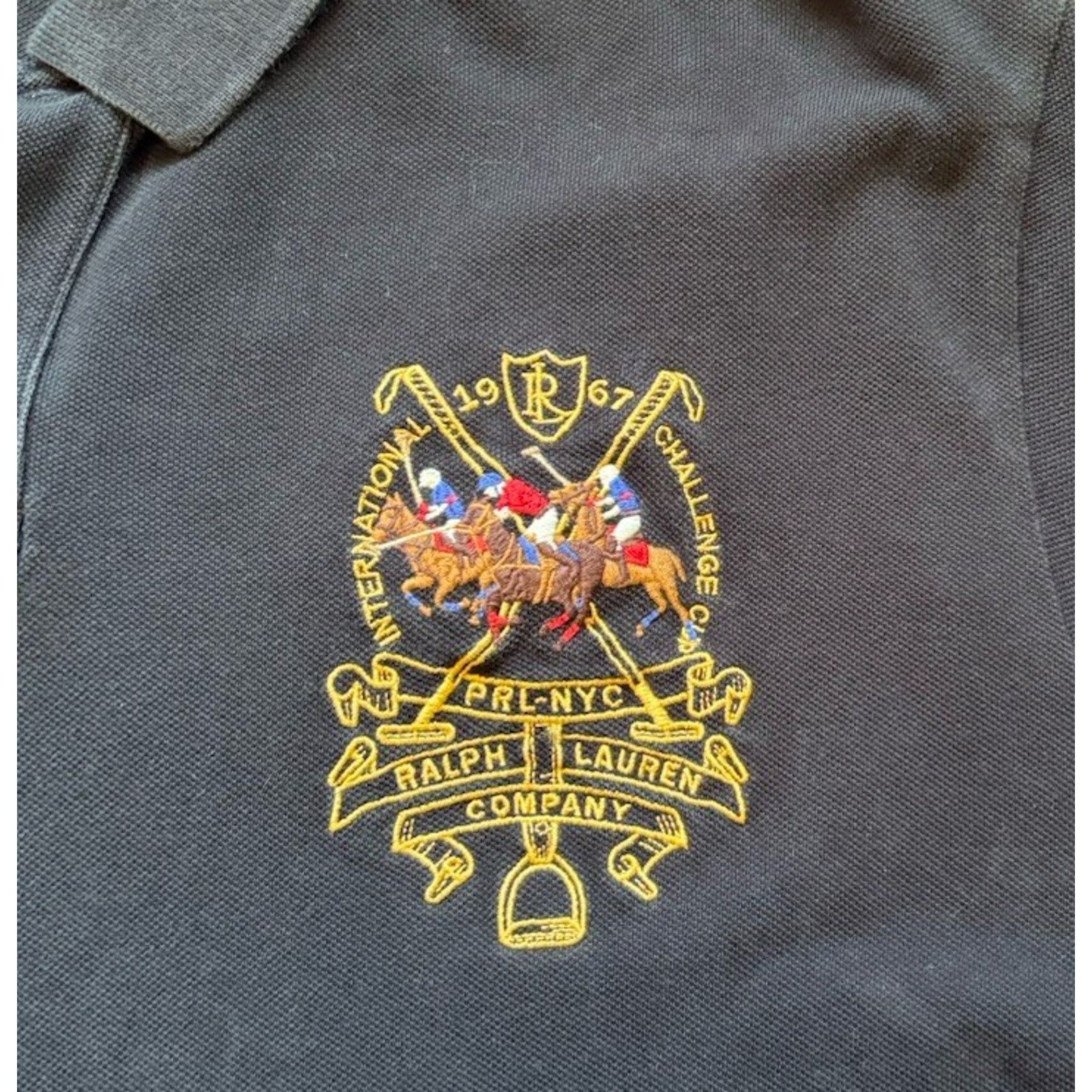 Polo Ralph Lauren Rare Vintage Ralph Lauren 2XL Custom Slim Triple Pony Polo Size US XXL / EU 58 / 5 - 4 Thumbnail