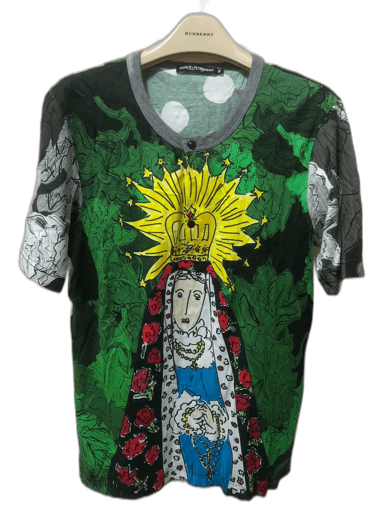 Dolce & Gabbana Dolce&Gabbana Short Sleeve T-Shirt with Artwork Size US L / EU 52-54 / 3 - 1 Thumbnail
