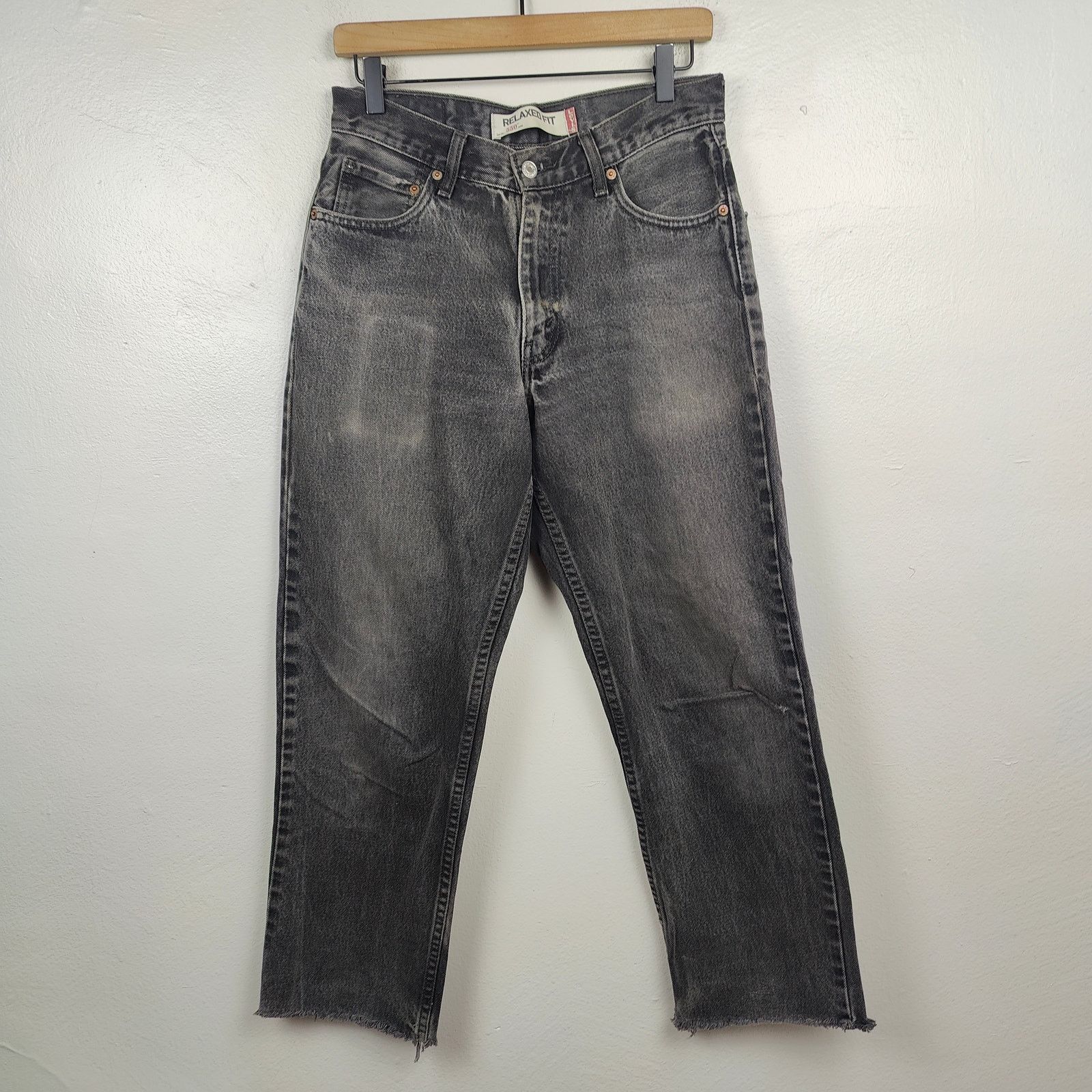 Levi's Vintage Levi's 550 Jeans Mens 30x30 Relaxed Fit Y2K Charcoal Size US 30 / EU 46 - 1 Thumbnail