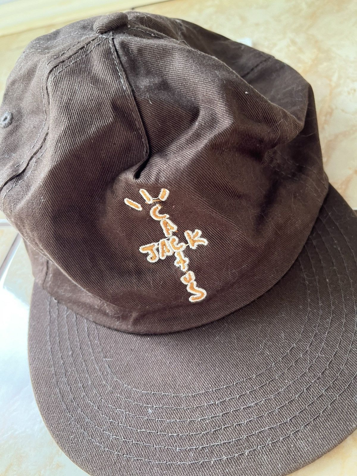 Travis Scott Cactus Jack brown cap Size ONE SIZE - 2 Thumbnail