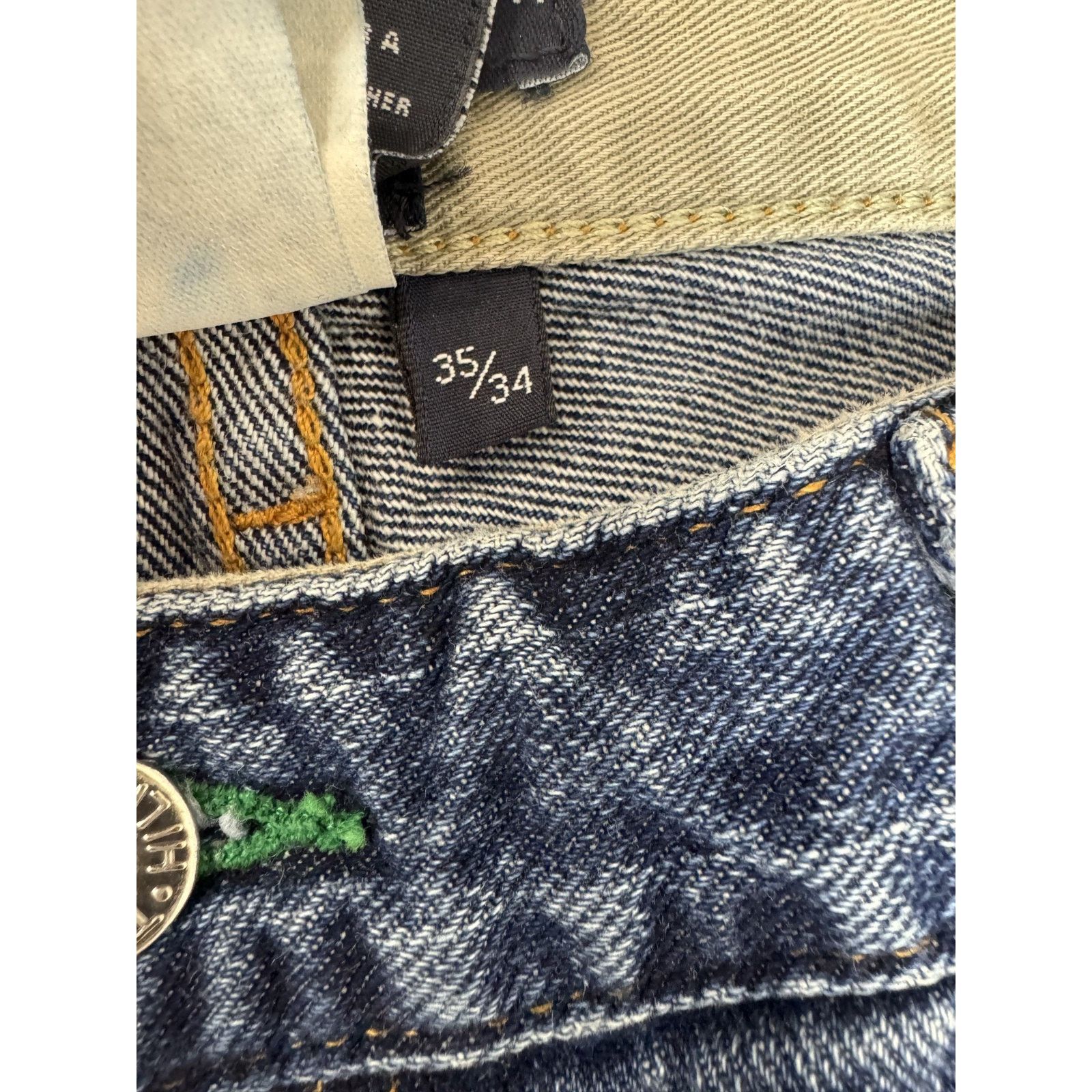 Tommy Hilfiger Y2K Tommy Hilfiger Men's Jeans Vintage 2000s Logo 34 * 34 Size US 34 / EU 50 - 5 Thumbnail