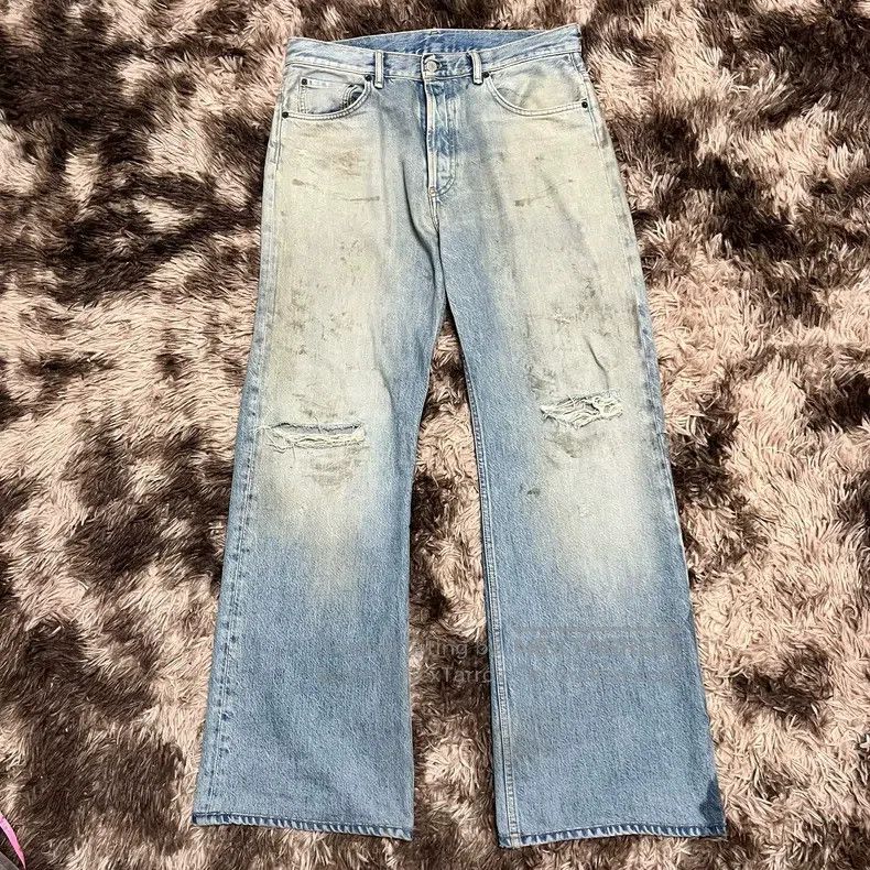 Acne Studios Acne Studios Original Mud-Dyed Destroyed Jeans Size US 30 / EU 46 - 1 Thumbnail