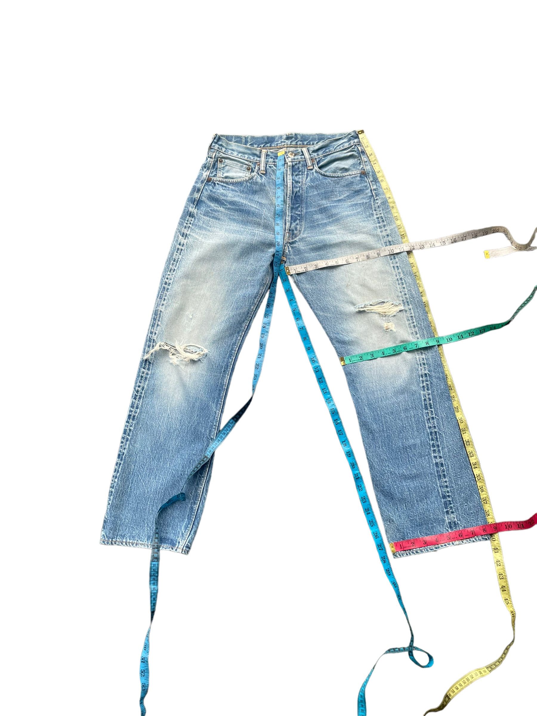 Vintage Vintage Warehouse Company Selvedge Faded Distresed Denim Size US 30 / EU 46 - 7 Thumbnail
