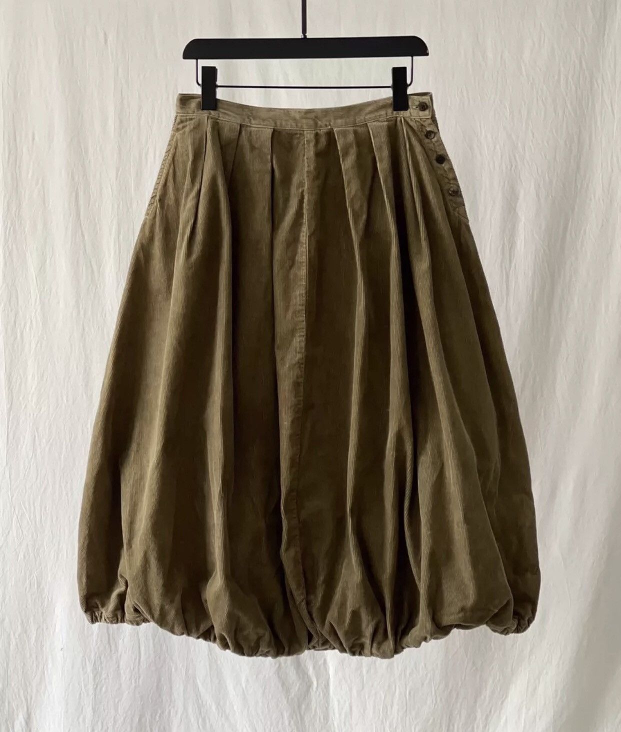 image of Kapital Hirata And Hongkhaki Brown Corduroy Bloomers Pants, Women's (Size 24)