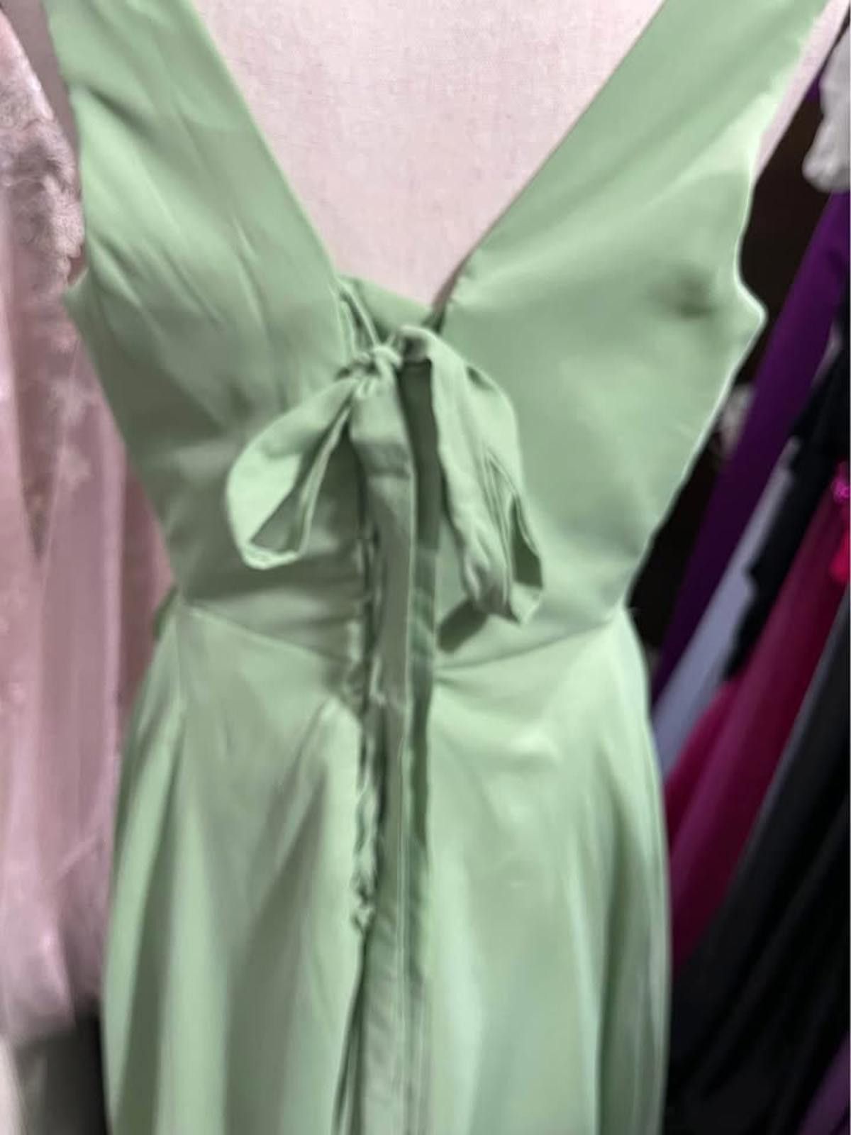 Other Seafoam green chiffon gown with corset back Size M / US 6-8 / IT 42-44 - 5 Thumbnail