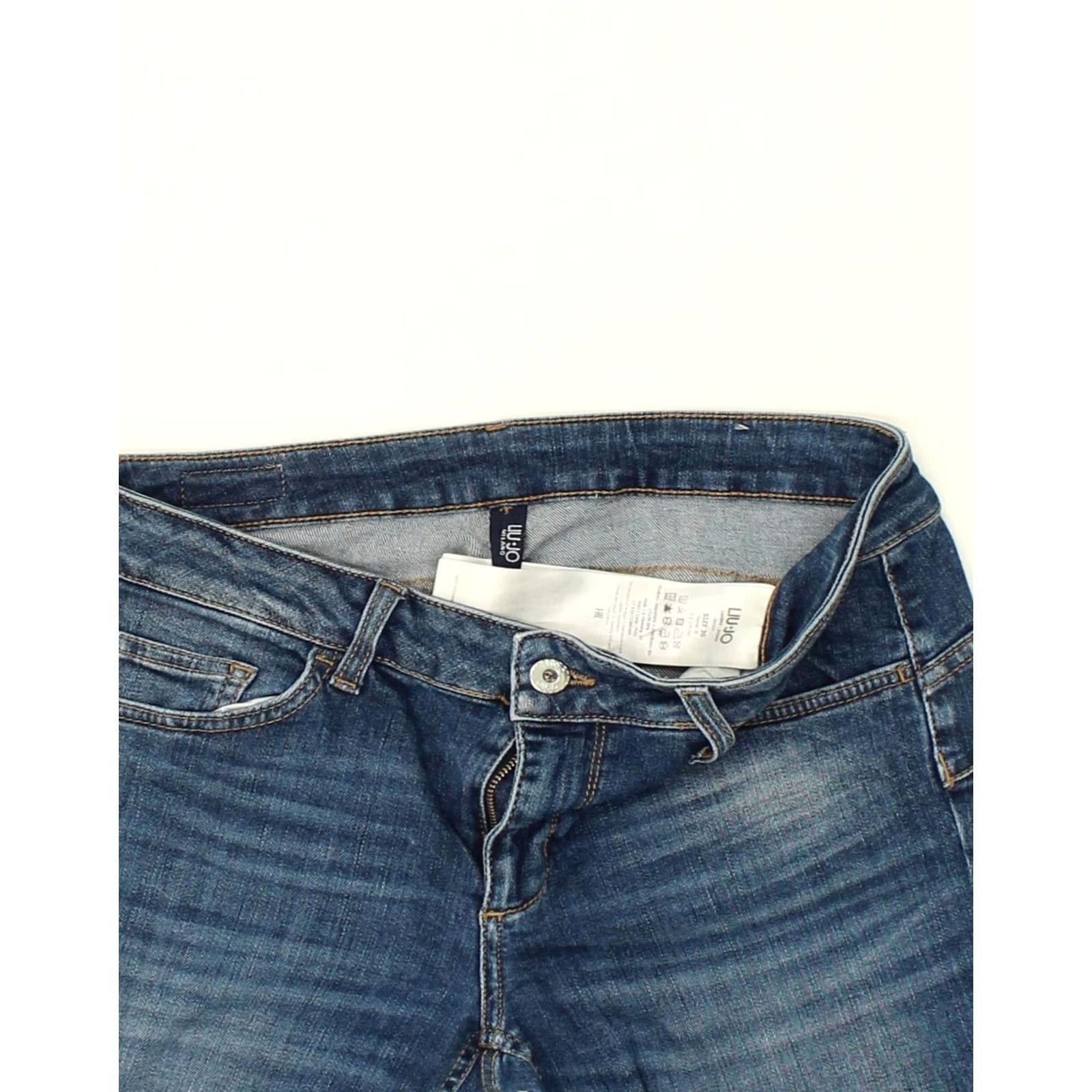 Liu Jo LIU JO Womens Milano Tapered Jeans Navy Blue Cotton W30 L25 Size 30" / US 8 / IT 44 - 3 Thumbnail