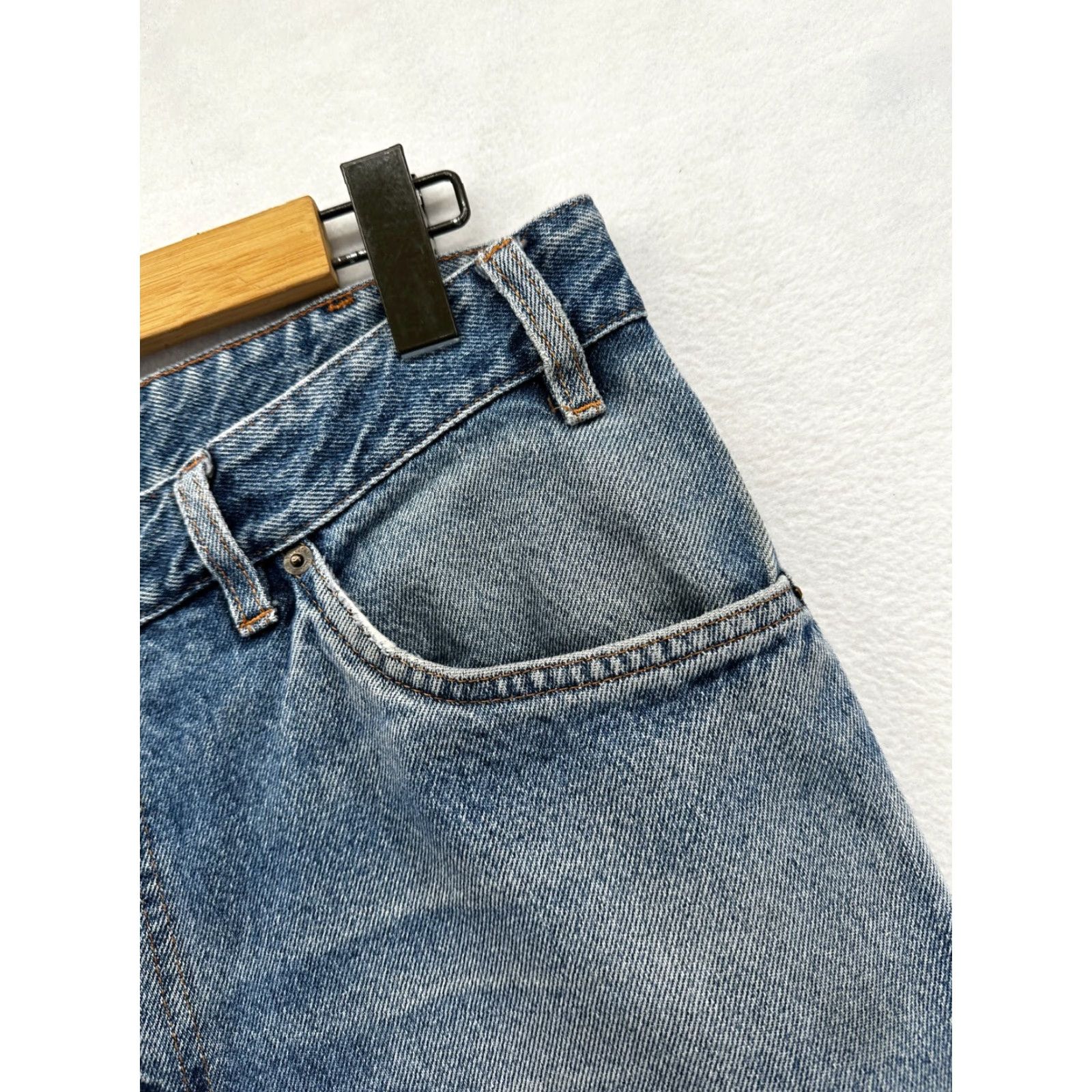 Vintage R.M. Williams Jeans Mens 36 Regular Straight Blue Denim 5-Pocket Zip Cotton Cowboy Western Straight Leg Size US 36 / EU 52 - 4 Thumbnail