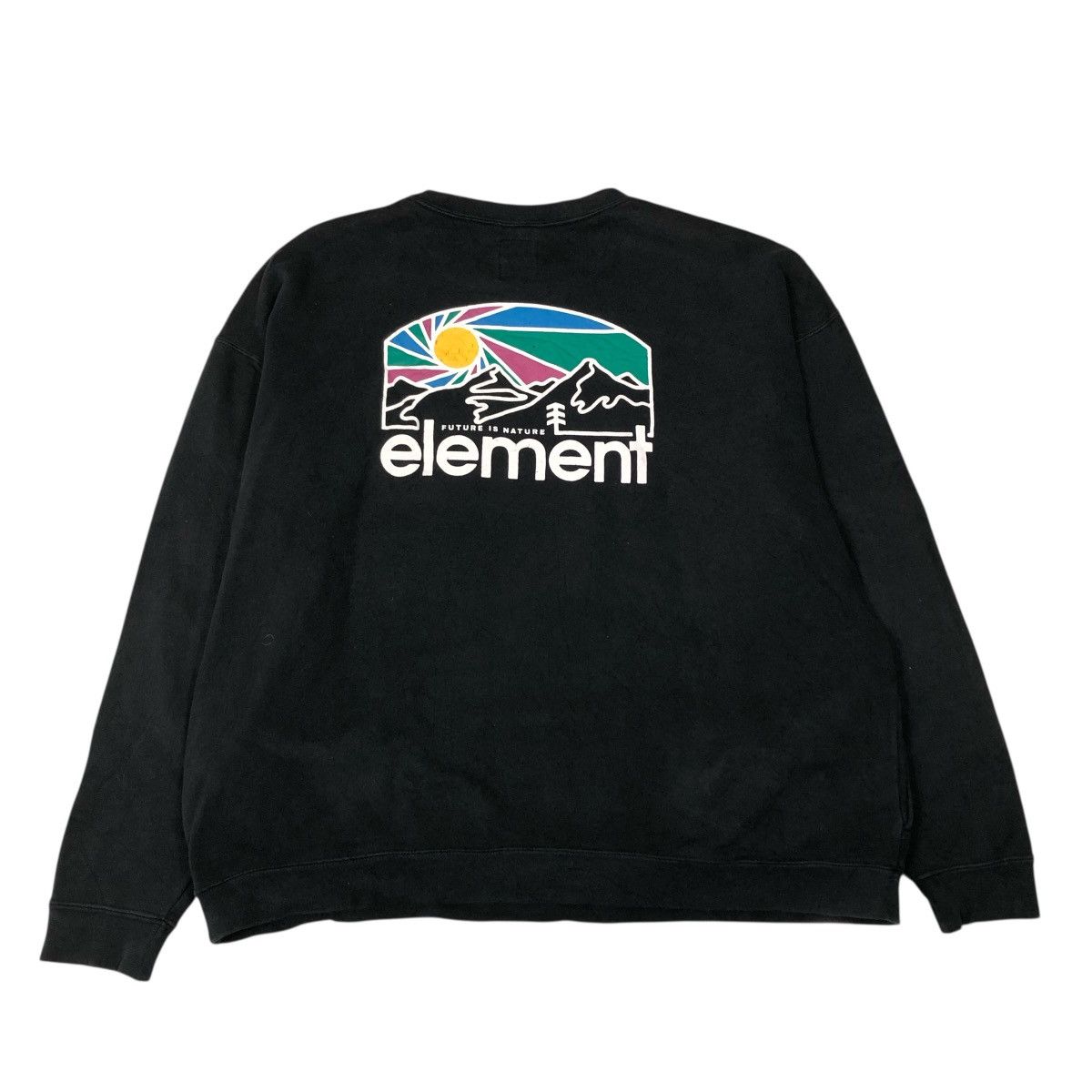 Japanese Brand 📌Vintage Sweatshirt Crewneck Element Big Logo Size US L / EU 52-54 / 3 - 2 Thumbnail