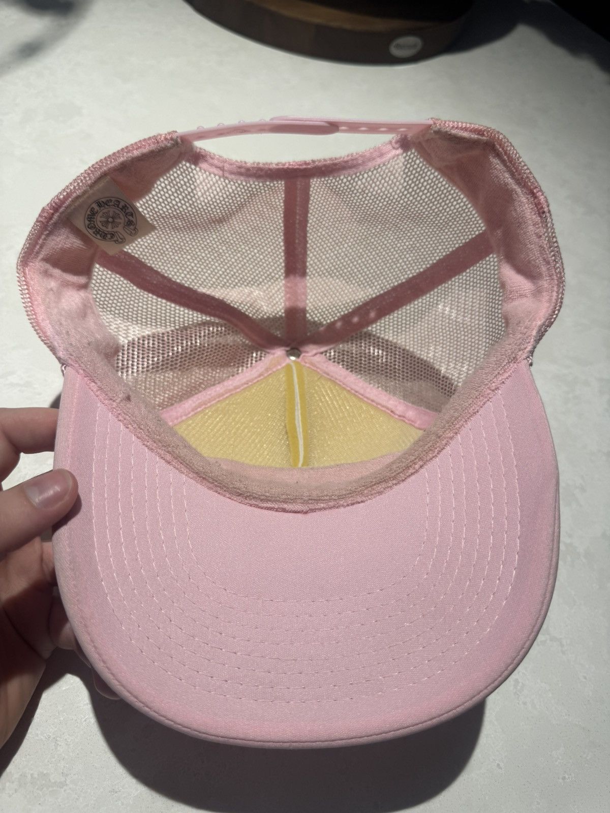 Chrome Hearts Chrome Hearts Pink F*ck Trucker Hat Size ONE SIZE - 9 Thumbnail