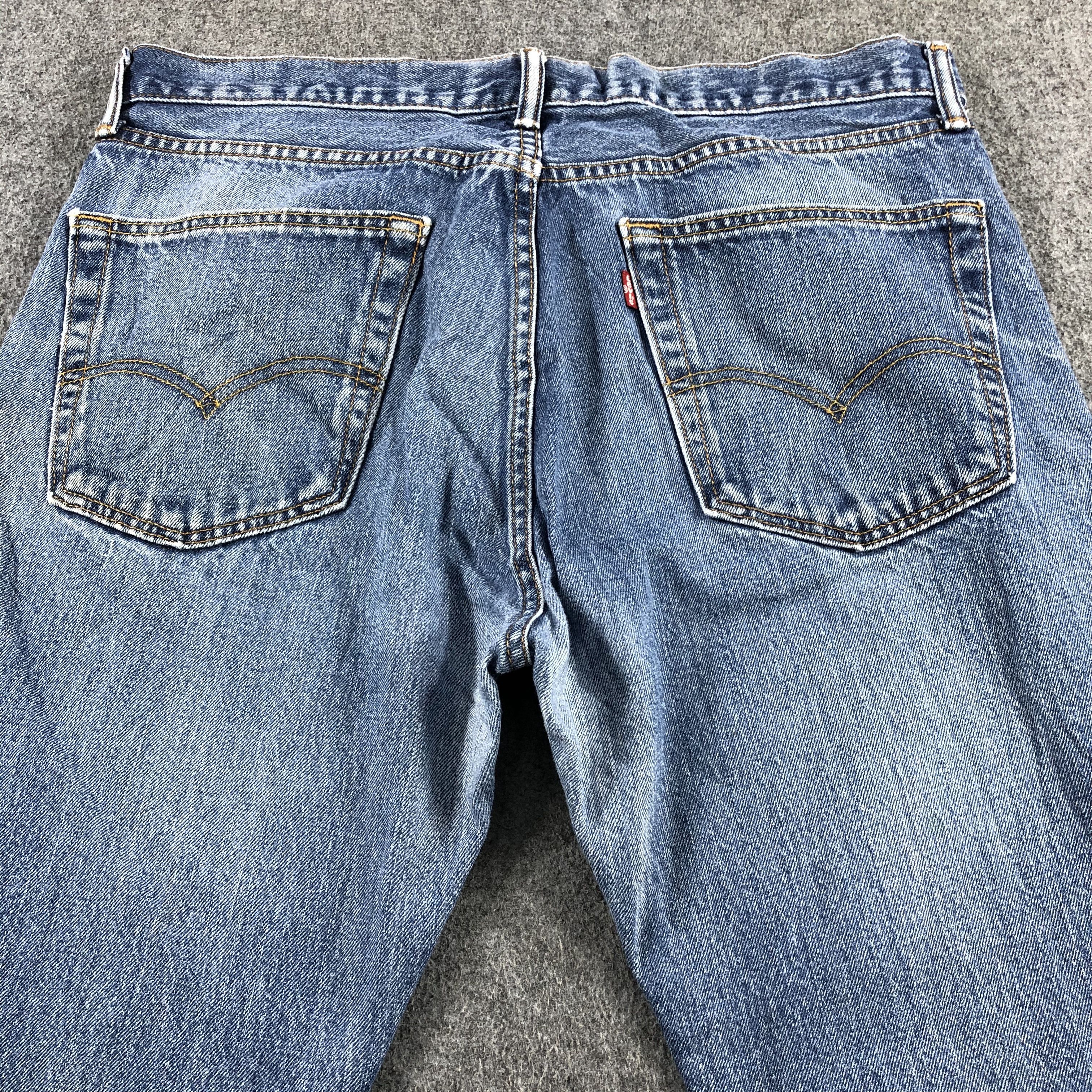 Levi's Vintage Blue Wash Levis 505 Jeans-J2211 Size US 36 / EU 52 - 4 Thumbnail