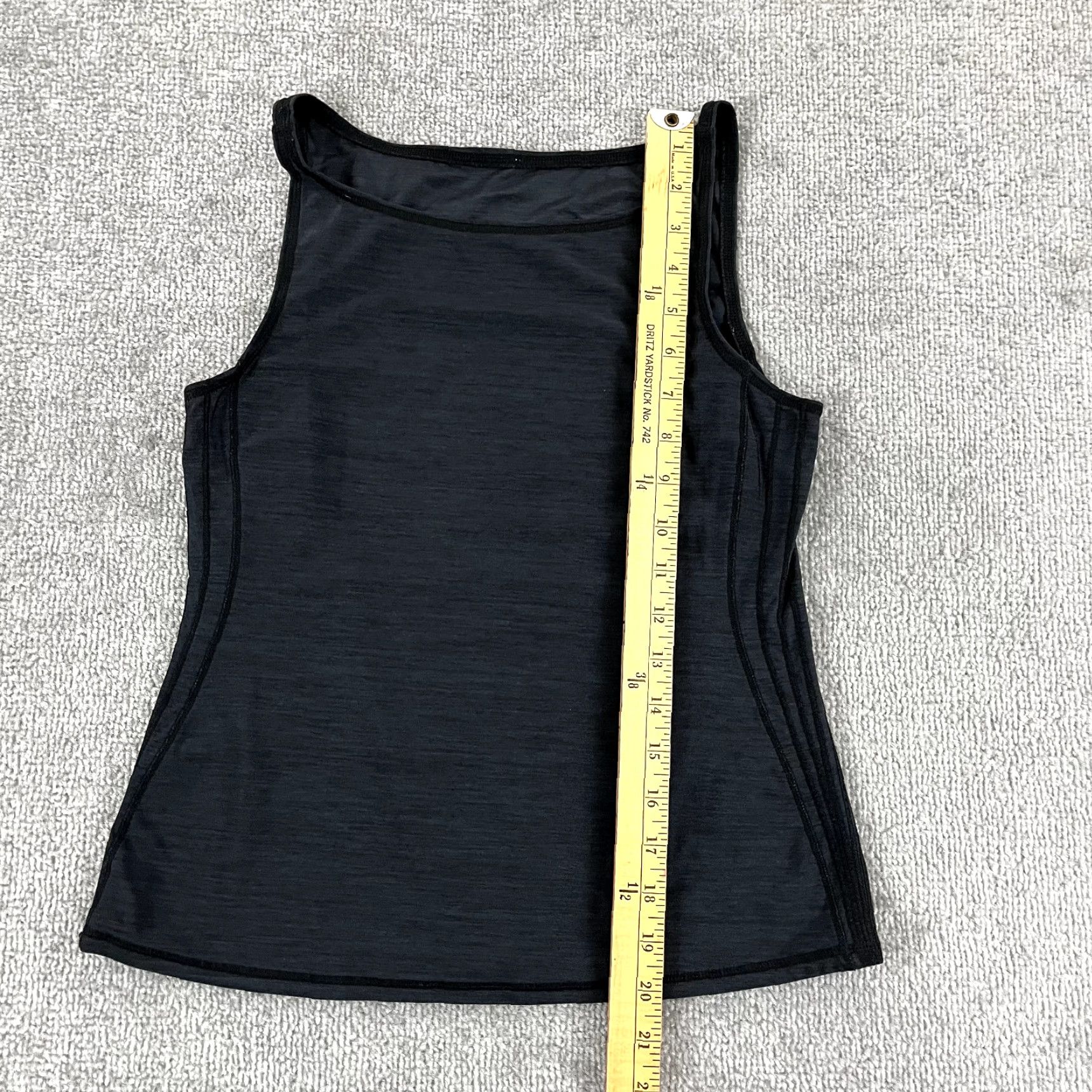 Lululemon LULULEMON Shirt Womens Tank Top Size 4 Dark Gray Black Yoga Gym Size S / US 4 / IT 40 - 4 Thumbnail