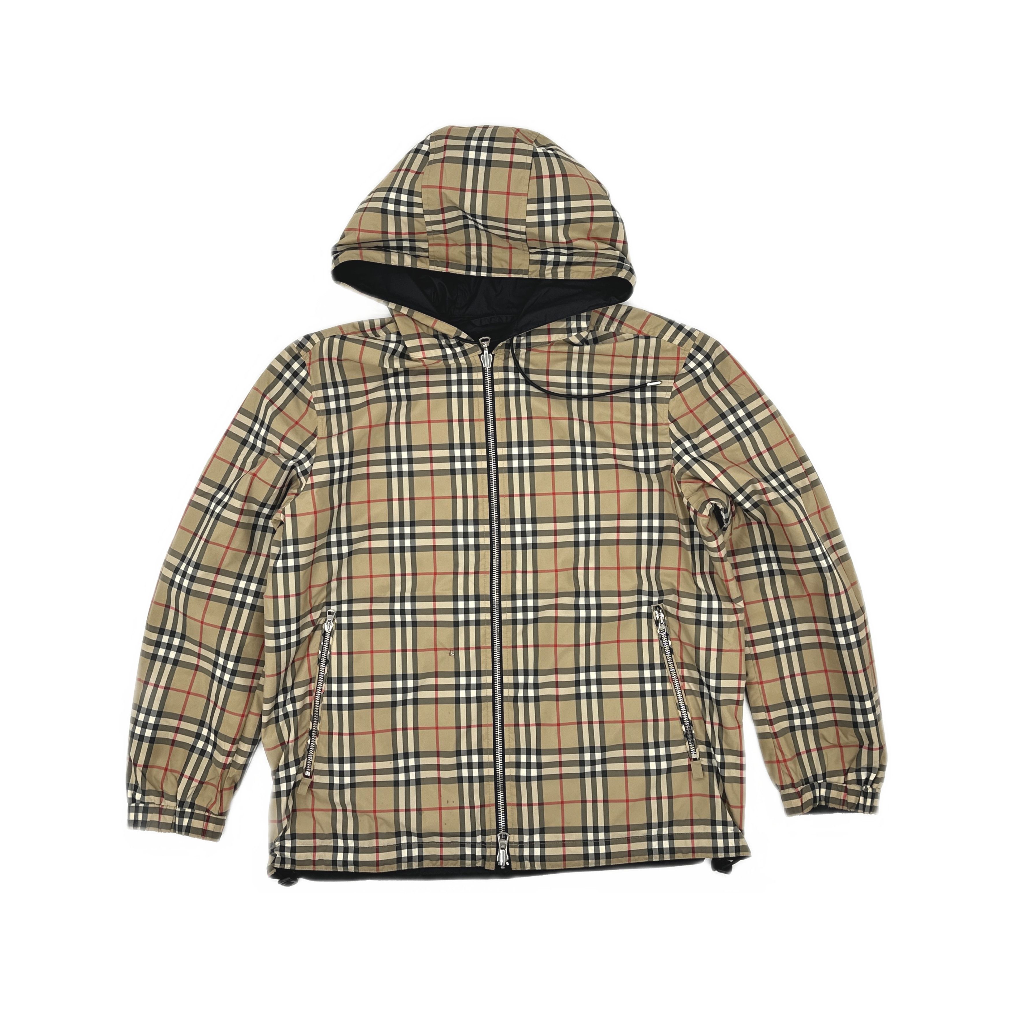 Burberry Burberry Reversible Check Hooded Jacket Size L Size US L / EU 52-54 / 3 - 1 Thumbnail