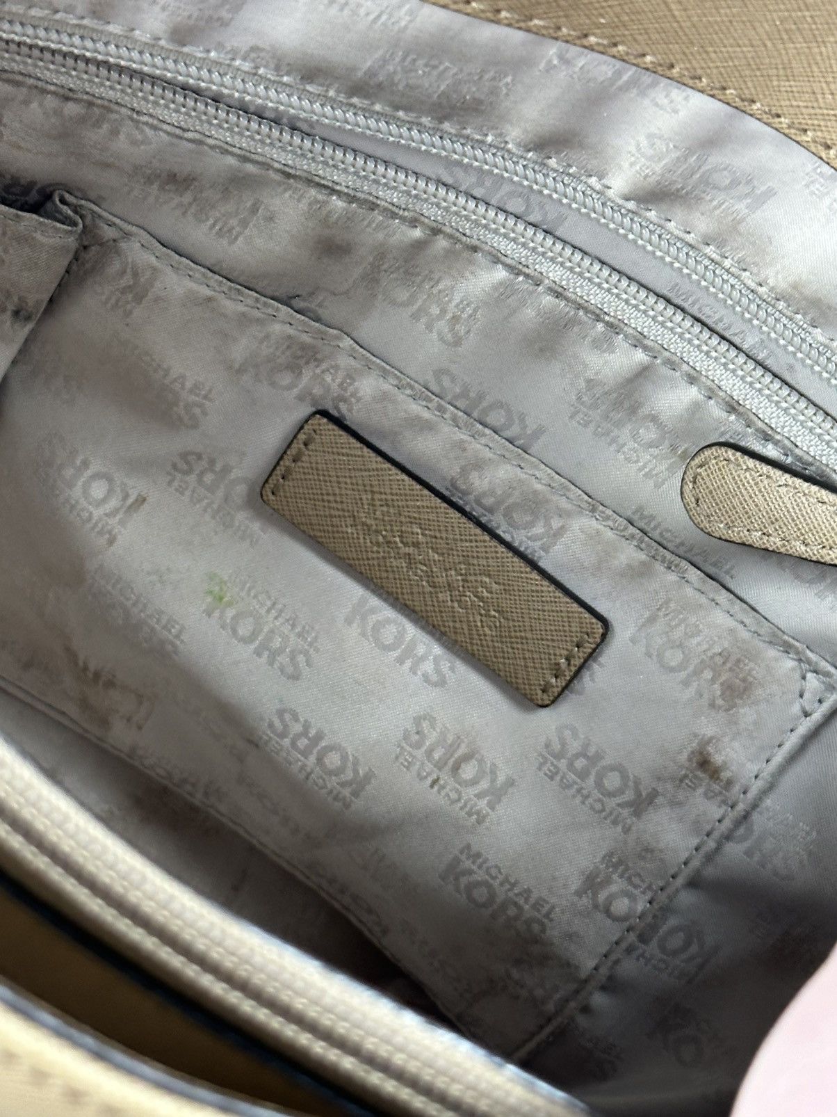 Michael Kors Michael Kors Woman’s Shoulder Bag Tote Beige Old Money Size ONE SIZE - 8 Thumbnail