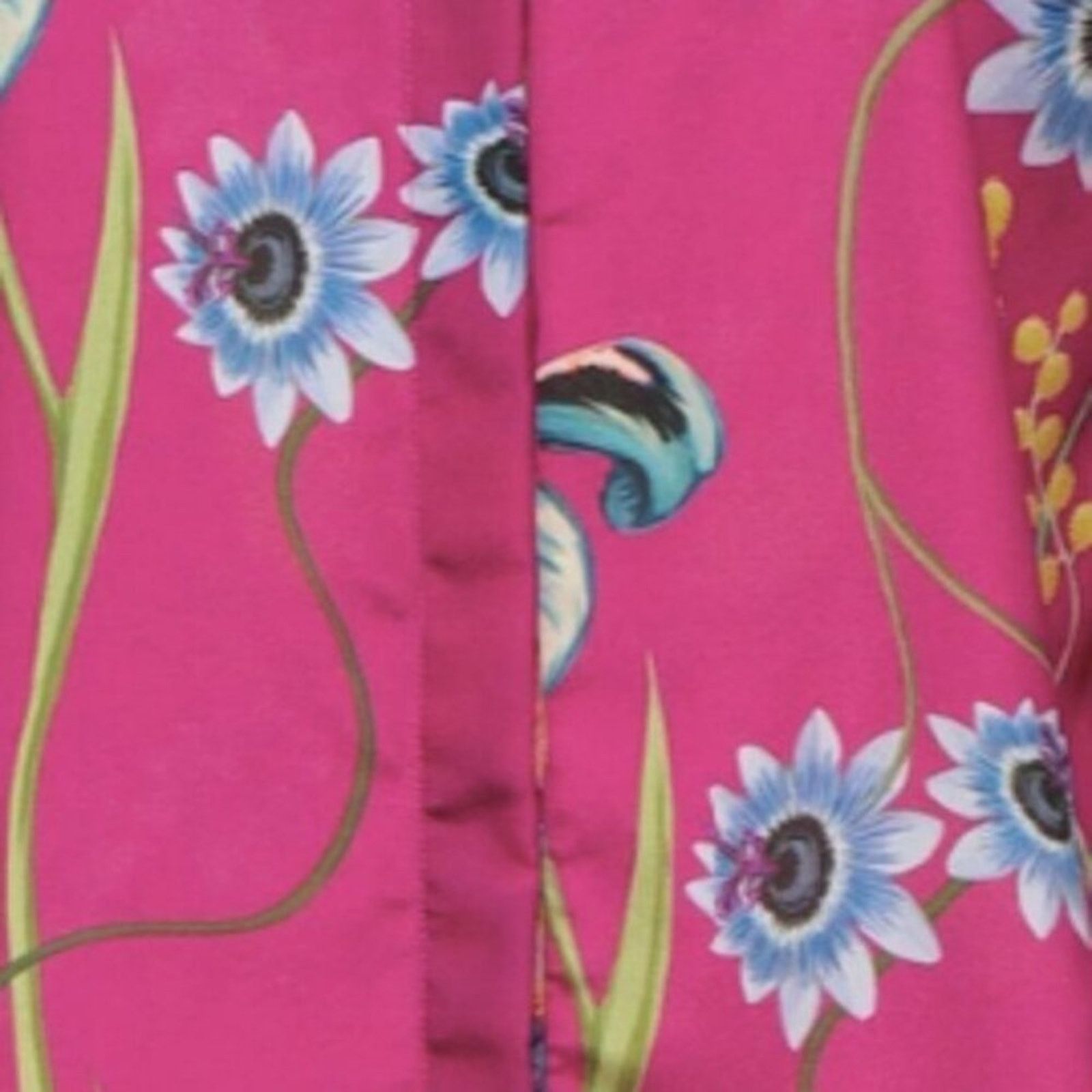 Other Borgo De Nor Floral blouse with ruffle collar Fuchsia size 8 Size M / US 6-8 / IT 42-44 - 3 Thumbnail