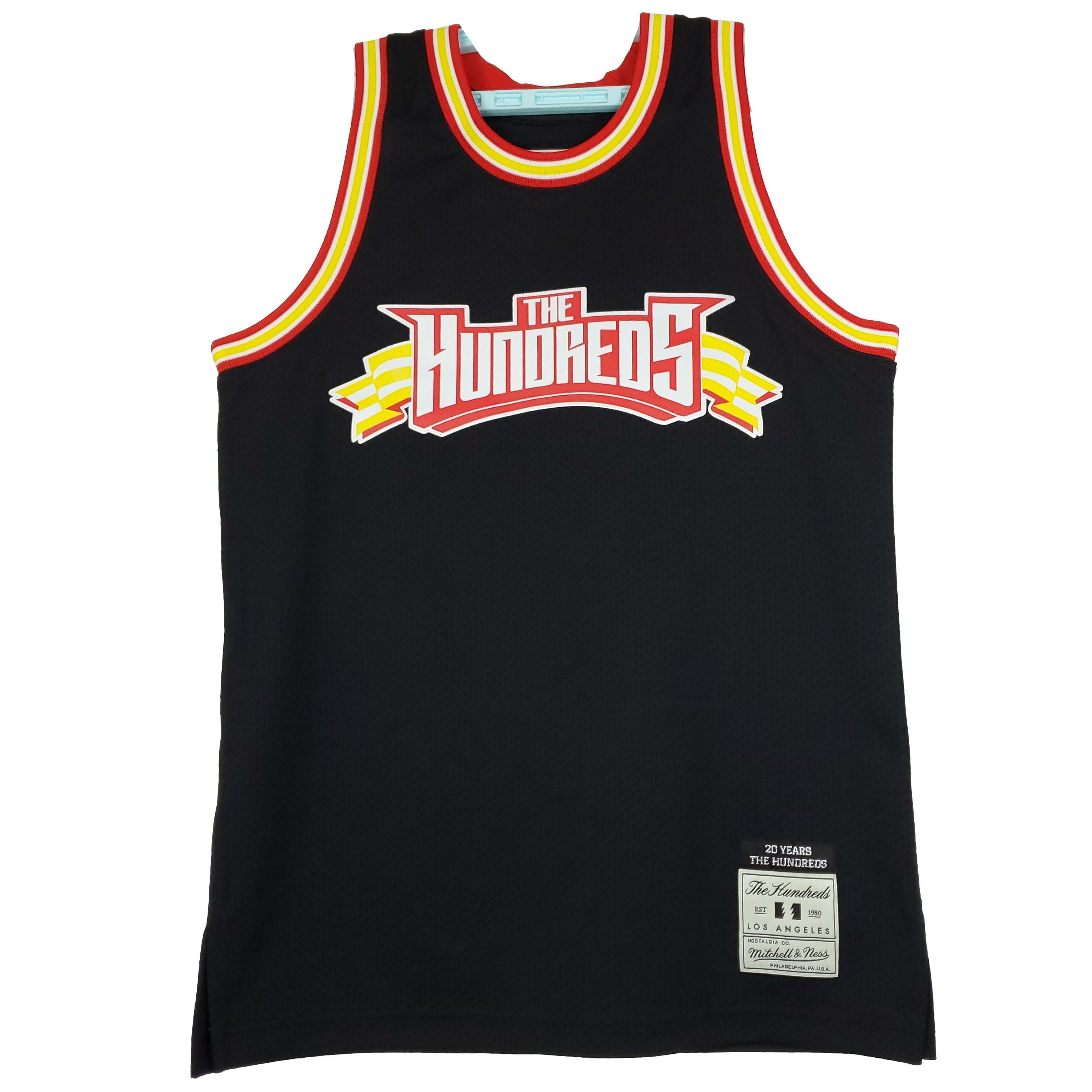 image of Mitchell Ness x The Hundreds Mitchell & Ness Jersey S Small Black Nwt, Men's