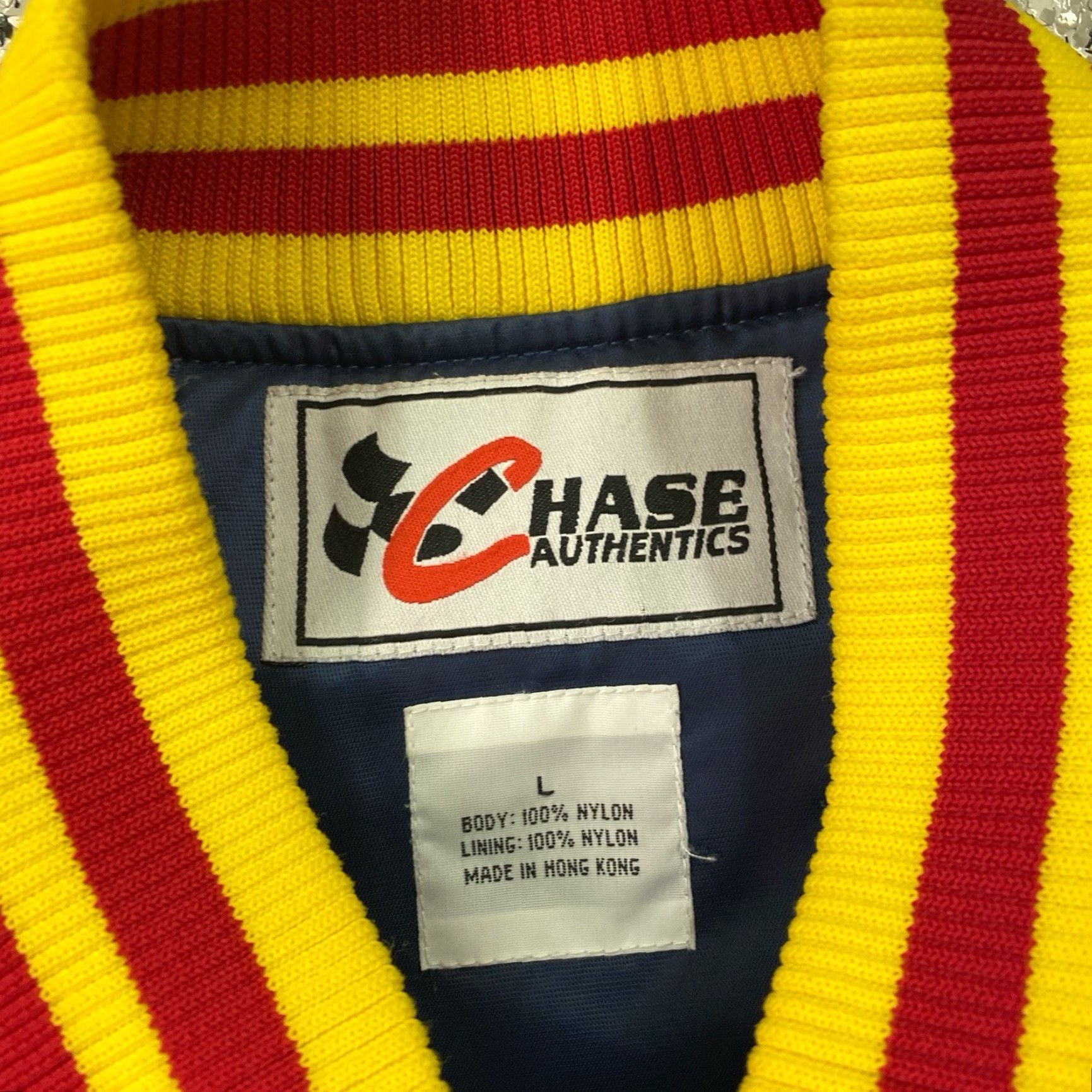 Chase Authentics VINTAGE Chase Authentics Jeff Gordon Nascar Racing Jacket L Mens Size US L / EU 52-54 / 3 - 2 Thumbnail