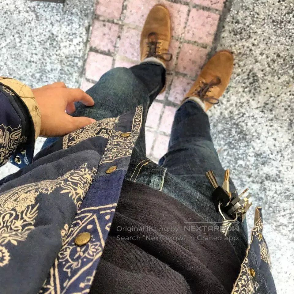 visvim hilts low folk shoes in light brown.