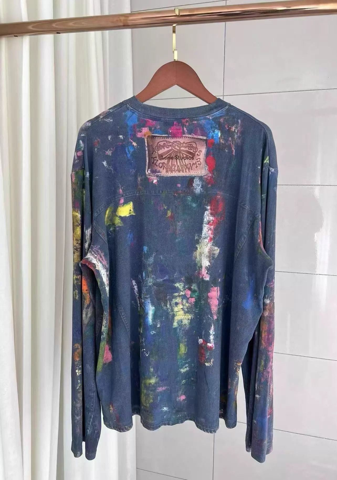 Acne Studios Acne Studios Crew Colorful-Oil Tie-Dye Oversized LS S Size US S / EU 44-46 / 1 - 2 Thumbnail