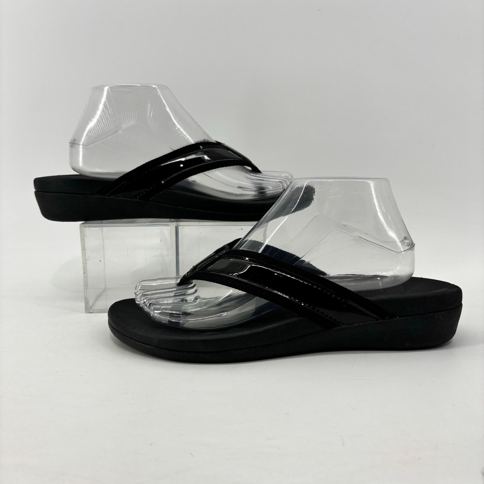 Other Megnya Black Sz 8.5 Flip Flop Thong Sandals Confort Beach Size US 8.5 / IT 38.5 - 7 Thumbnail