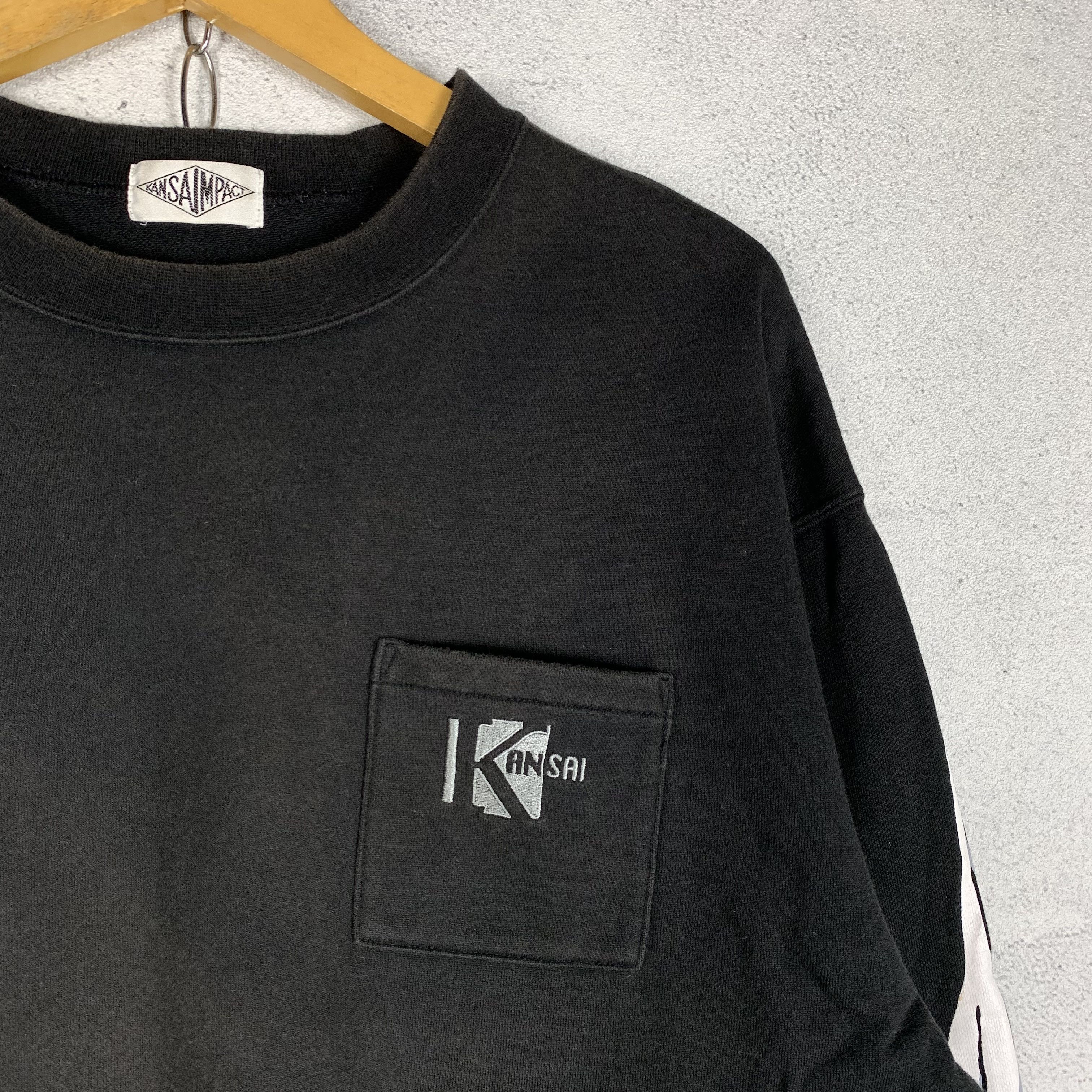 Kansai Yamamoto Vintage Kansai Impact Kansai Yamamoto Sweatshirt Crewneck Size US L / EU 52-54 / 3 - 4 Thumbnail