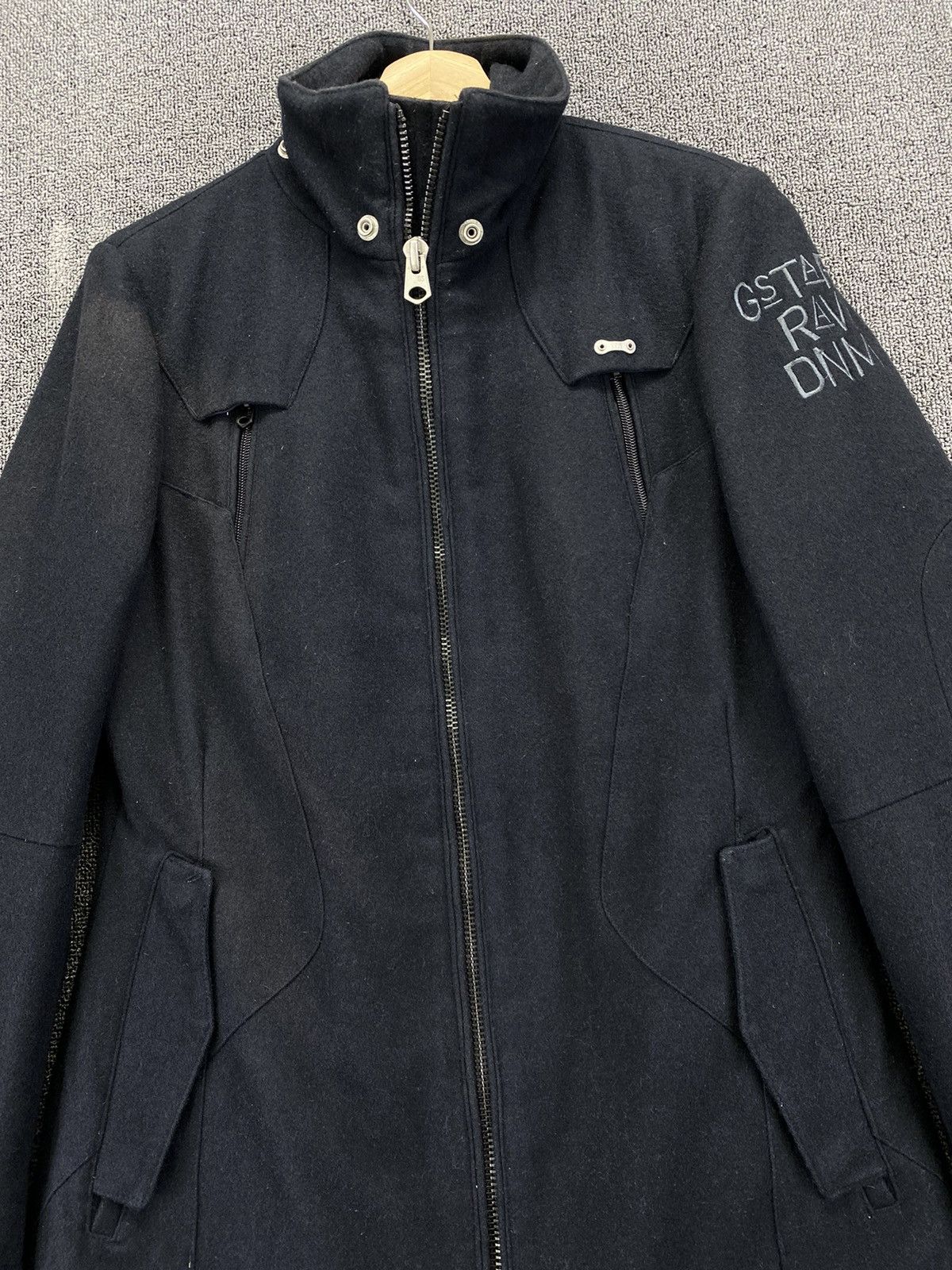 G-Star Vintage G Star Raw Denim Punk Style Wool Jacket Size S / US 4 / IT 40 - 5 Thumbnail