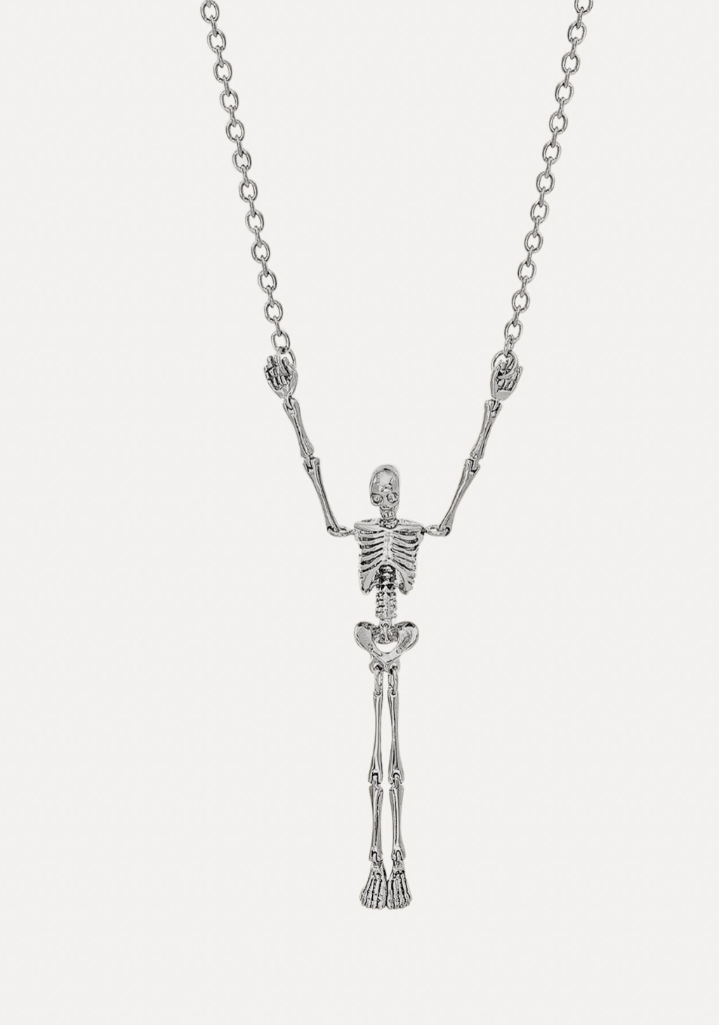 slvivienne westwood skeleton long necklace