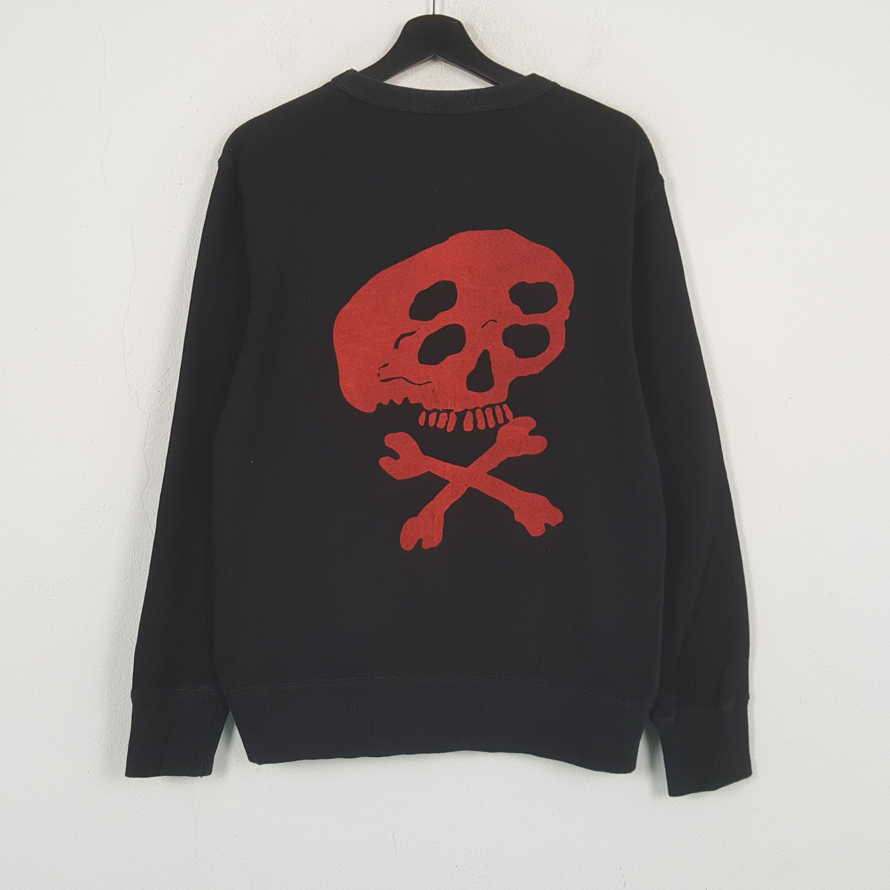 Alpha Industries ALPHA INDUSTRIES X Custom Skulls Art Sweatshirt C289N16 Size US M / EU 48-50 / 2 - 1 Thumbnail