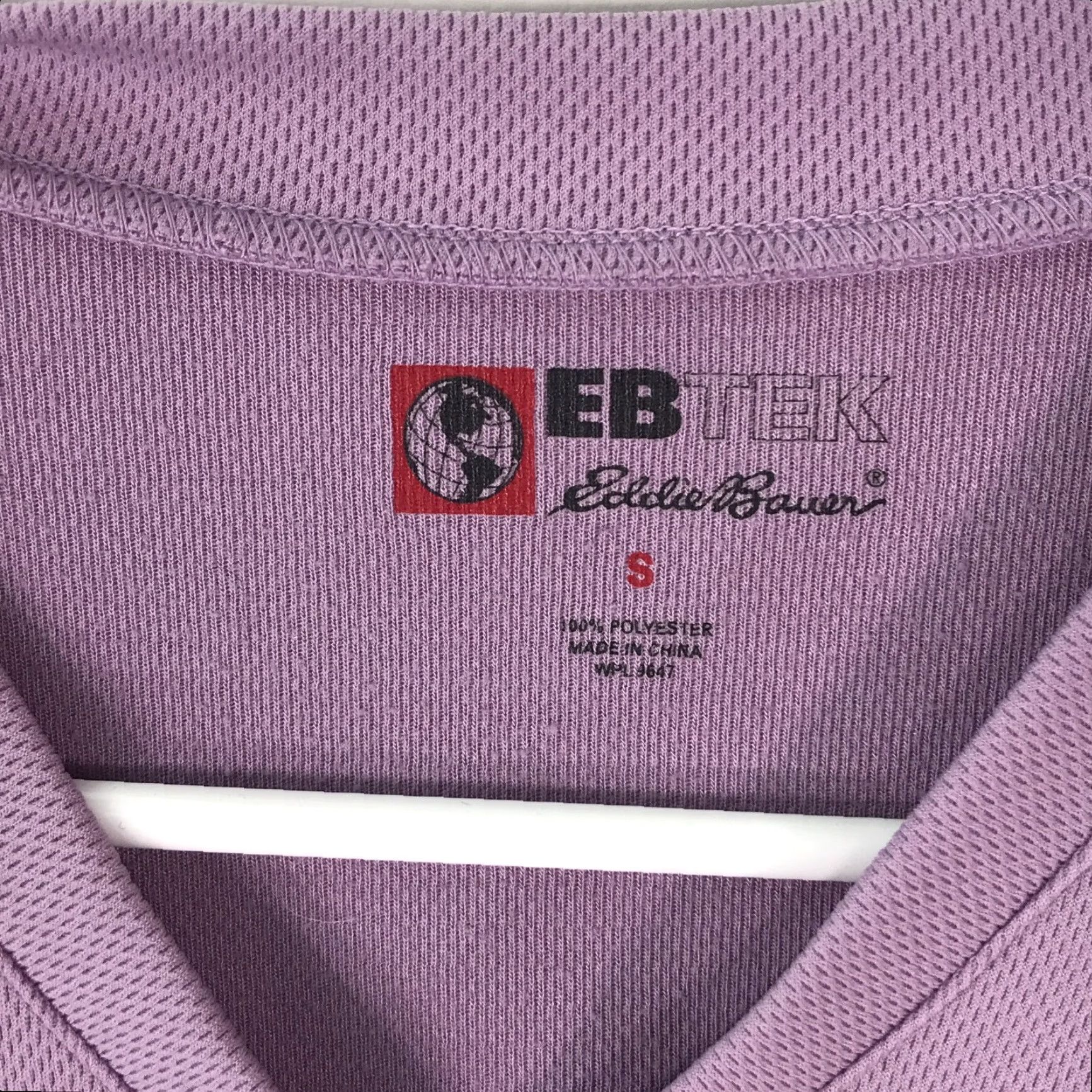 Eddie Bauer Eddie Bauer Tek Womens Short Sleeves V Neck Pullover Purple T Shirt Size Small Size S / US 4 / IT 40 - 4 Thumbnail