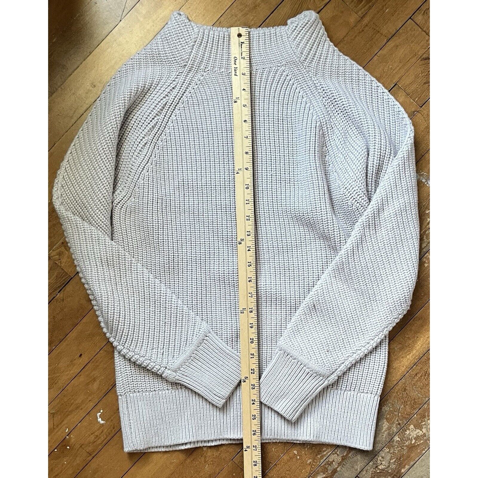 Reiss ✨Reiss Sweater Cable Knit Pullover Mock neck Chunky Imogen Size M / US 6-8 / IT 42-44 - 4 Thumbnail