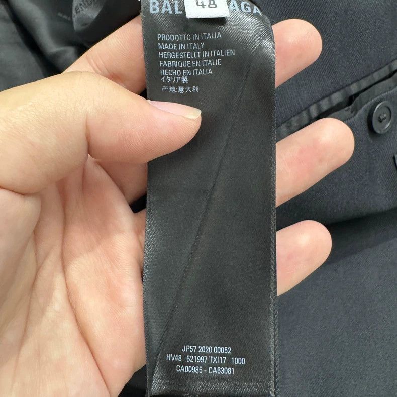 Balenciaga Balenciaga black Mastercard suit jacket-2506 Size US L / EU 52-54 / 3 - 4 Thumbnail