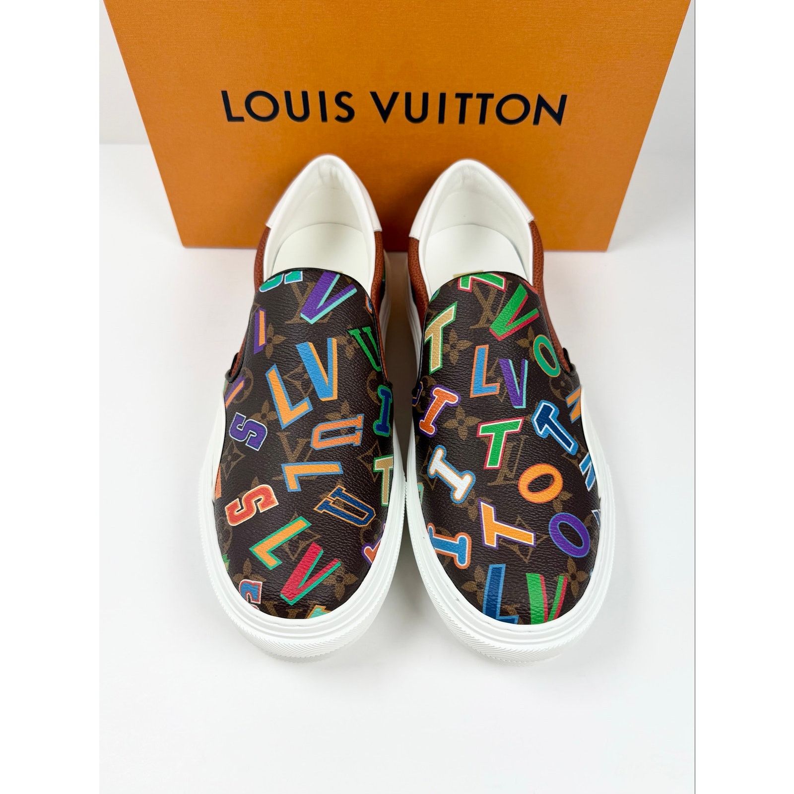 Louis Vuitton Size 7LV/8US - Louis Vuitton x NBA Ollie Slip On NEW Size US 8 / EU 41 - 4 Thumbnail