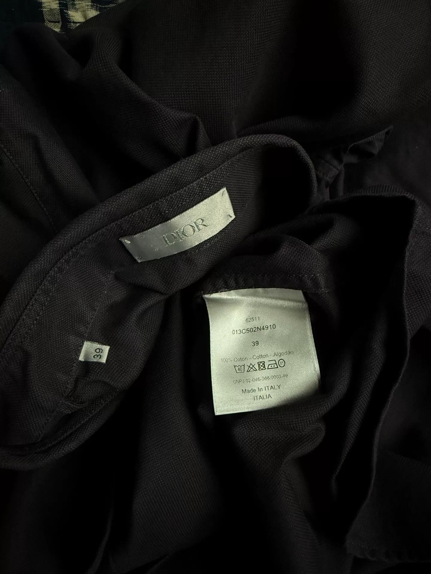 Dior Dior Embroidered Logo Long-Sleeve Shirt Size US XXS / EU 40 - 9 Thumbnail