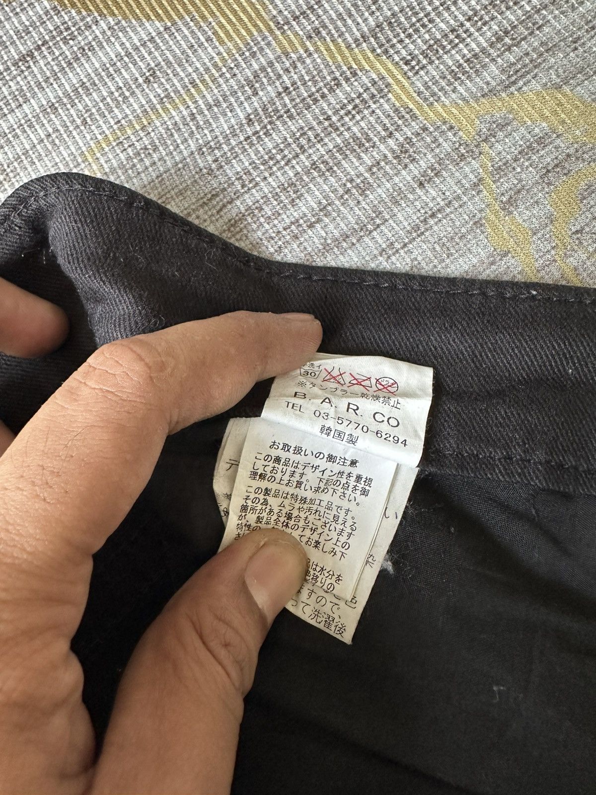 Japanese Brand XFRM Japan Black Jeans Size US 29 - 17 Thumbnail