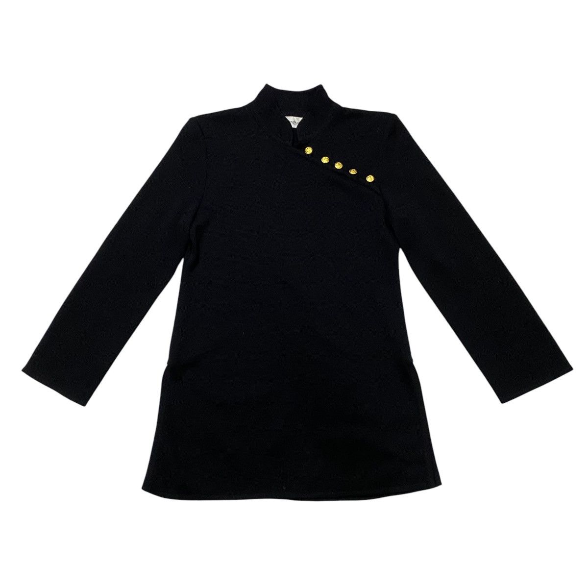 Yves Saint Laurent Yves Saint Laurent Assymmetrical bottom neck blouse Size S / US 4 / IT 40 - 5 Thumbnail