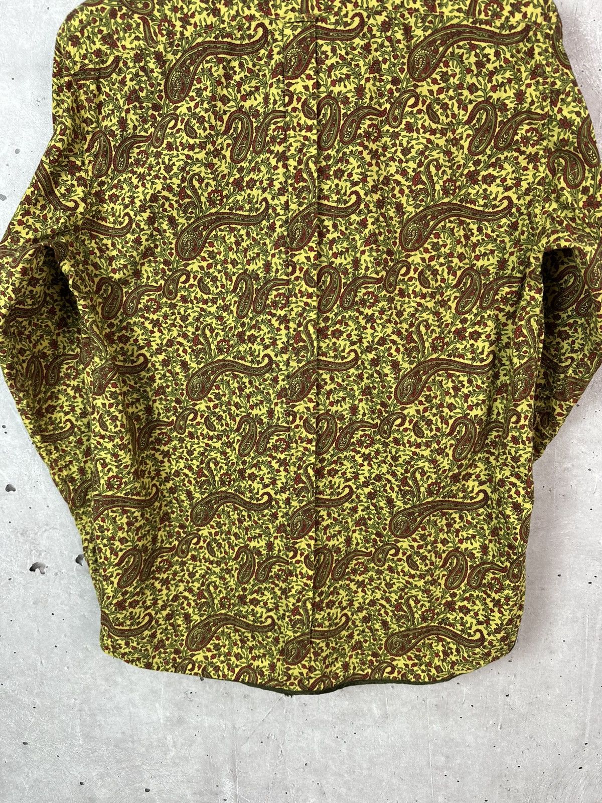 Paul Smith Paul Smith Paisley Pattern Long Sleeve Cotton Men’s Shirt Size US M / EU 48-50 / 2 - 8 Thumbnail