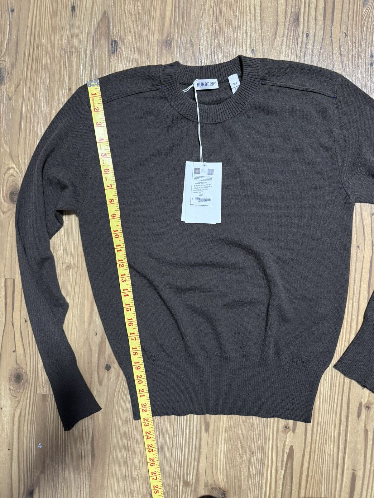 Burberry Burberry Daniel Lee Era Knight Blue Stitch Wool Sweater XS Size US XXS / EU 40 - 18 Thumbnail