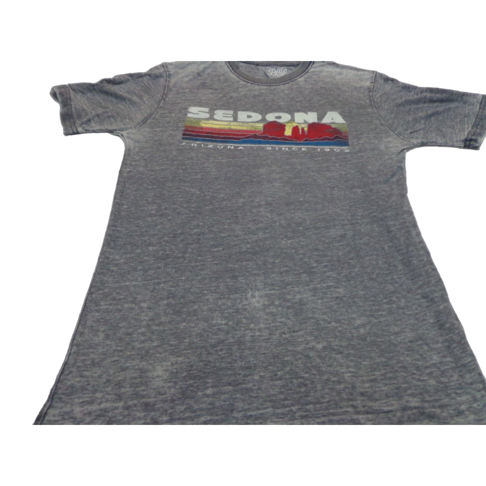 Vintage Blue 84 SEDONA Arizona Graphic T Shirt Gray M Adult Unisex Short Sleeve Crew Neck Cotton Blend Size M Size US M / EU 48-50 / 2 - 1 Thumbnail
