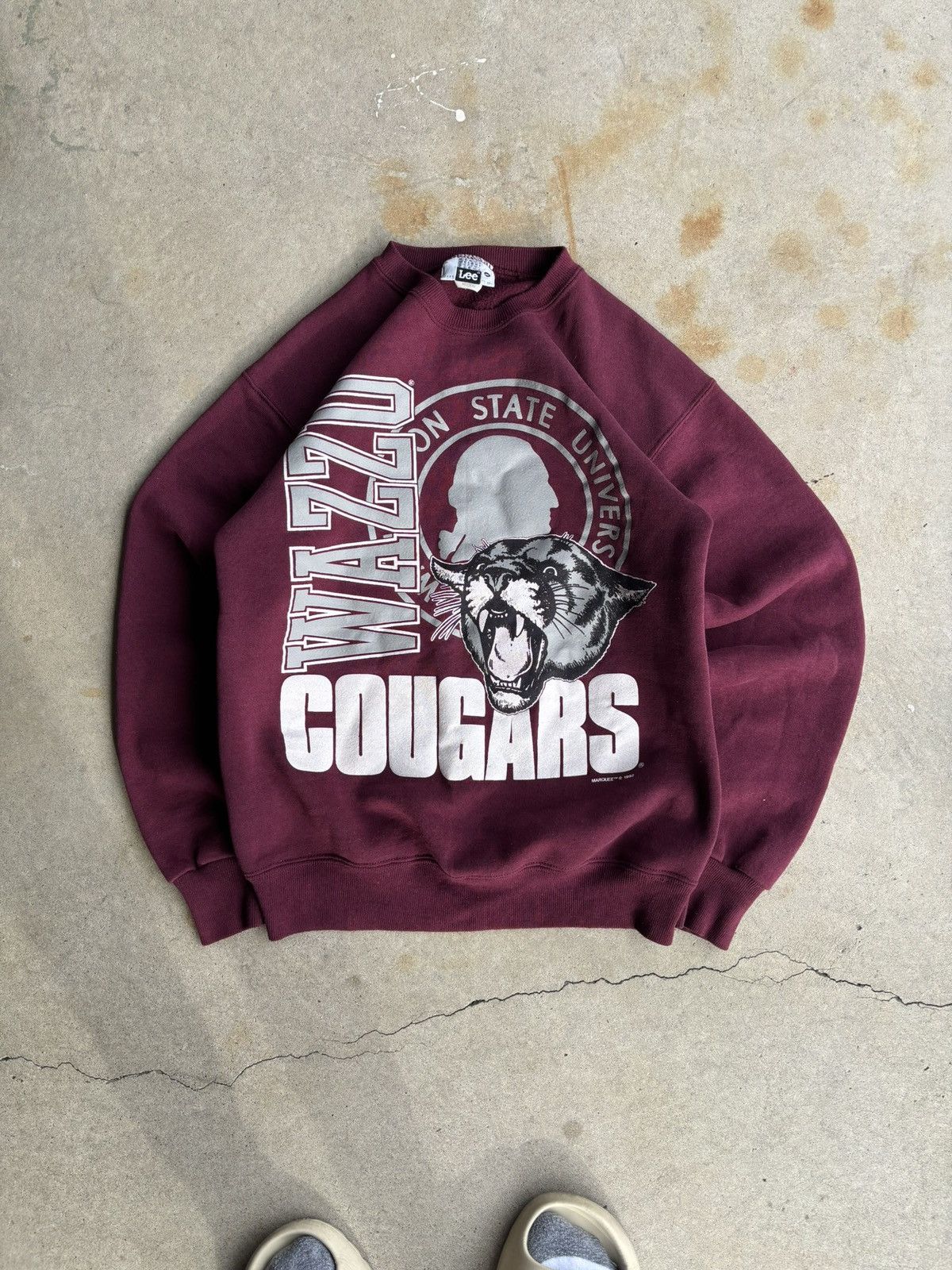 Lee Vintage 1992 Washington State University Cougars Sweater Size US M / EU 48-50 / 2 - 1 Thumbnail
