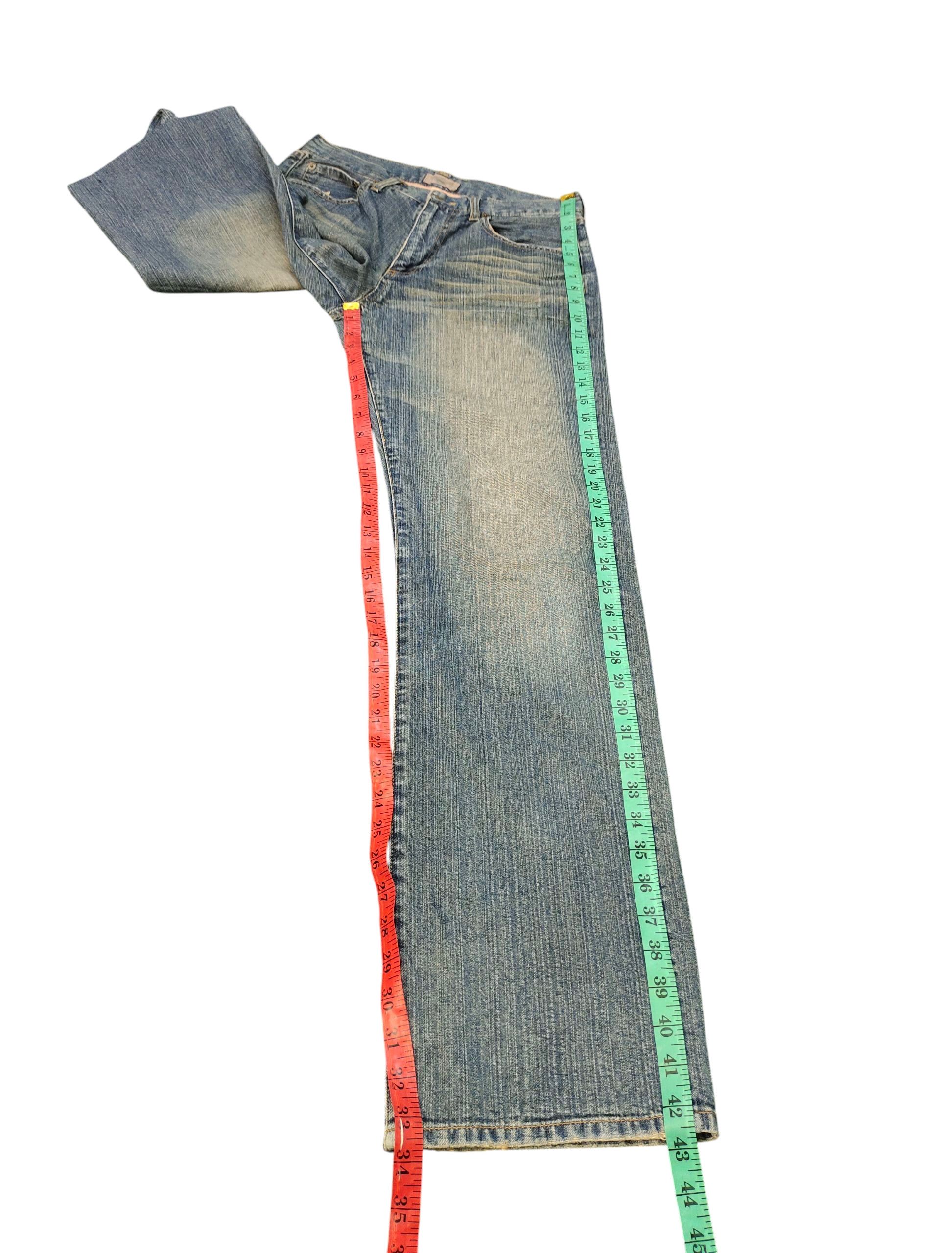 Bugle Boy Vintage Bugle Boy Usa Clawmark Distress Faded Denim Jeans Size US 30 / EU 46 - 16 Thumbnail